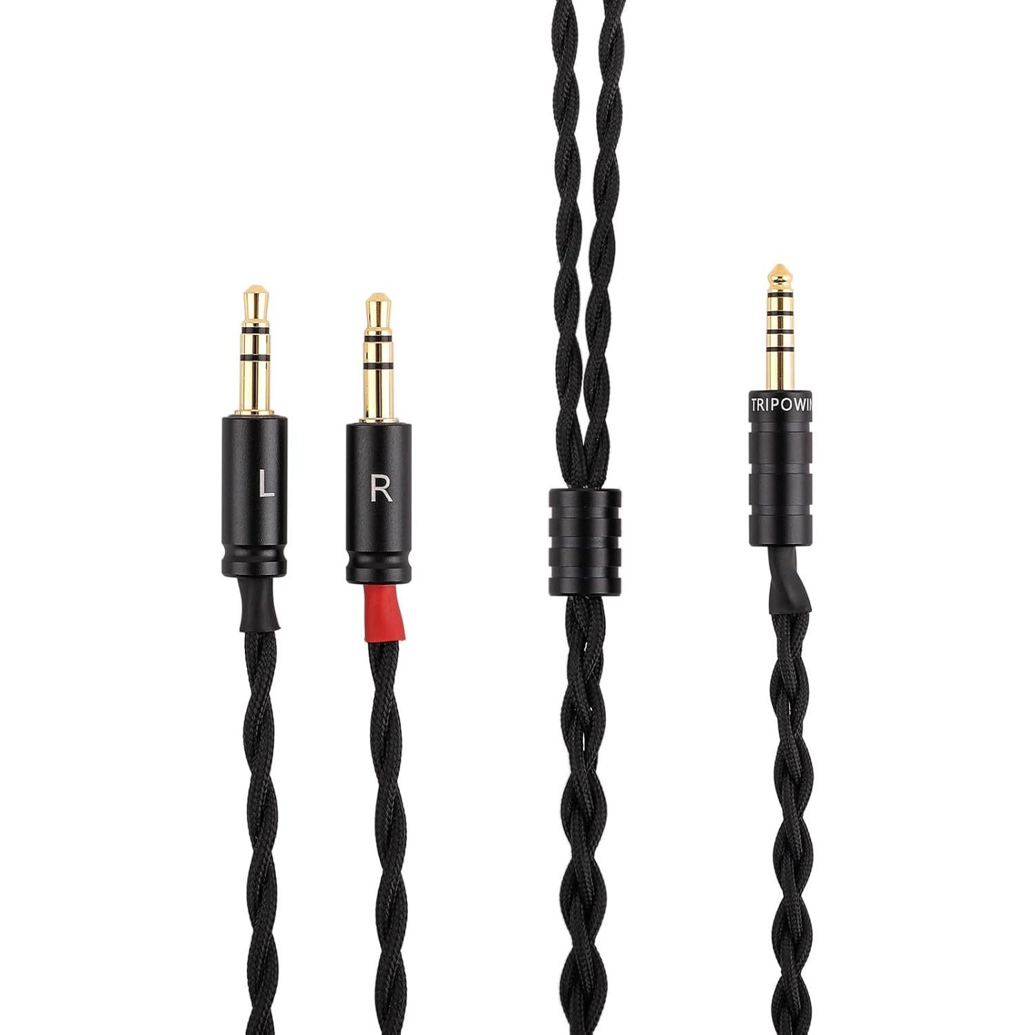 Cable de Auriculares Linsoul Tripowin Nova 2m Híbrido 4 Hilos