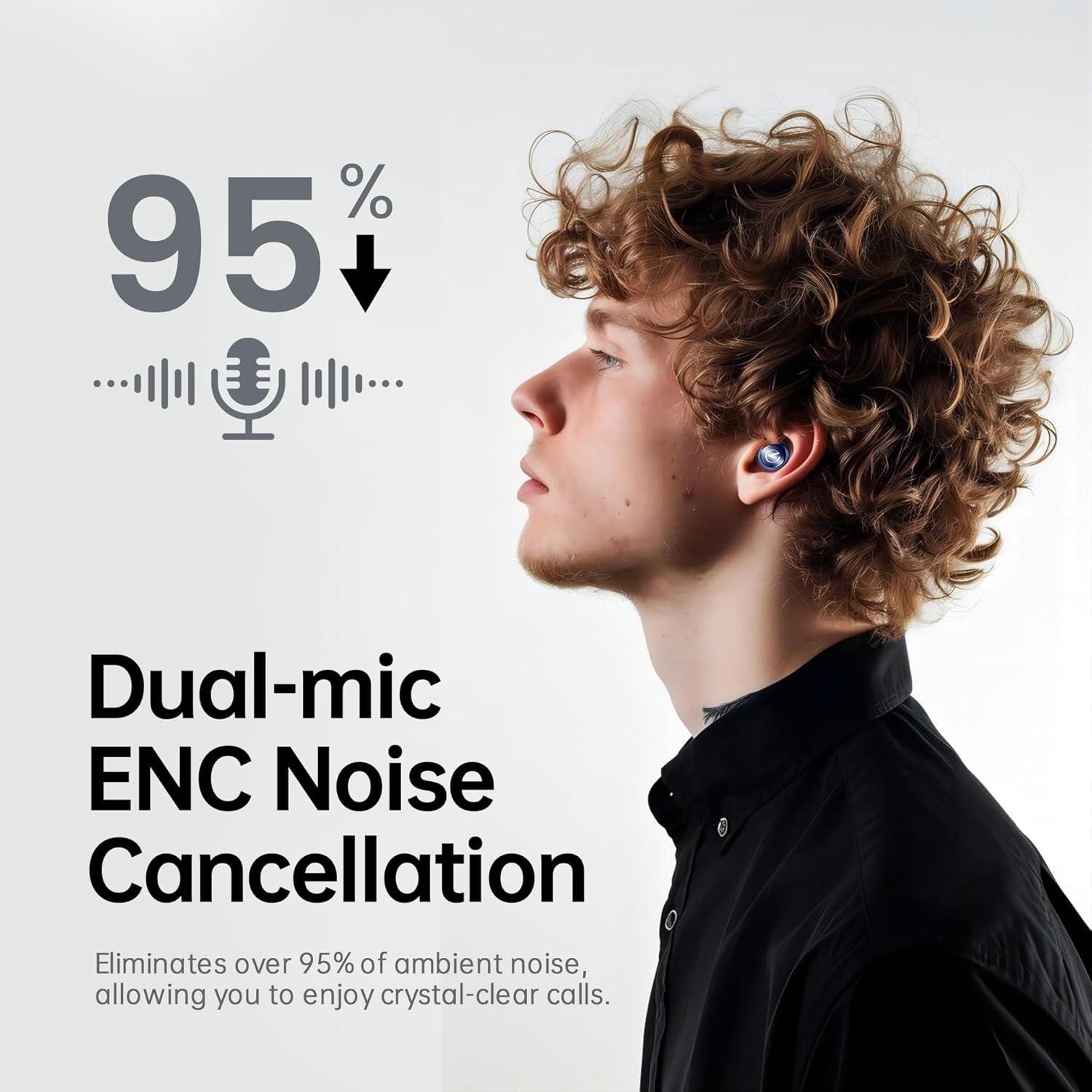 Auriculares Inalámbricos NOXBEAT NTS02 Bluetooth 5.3, 42H Batería