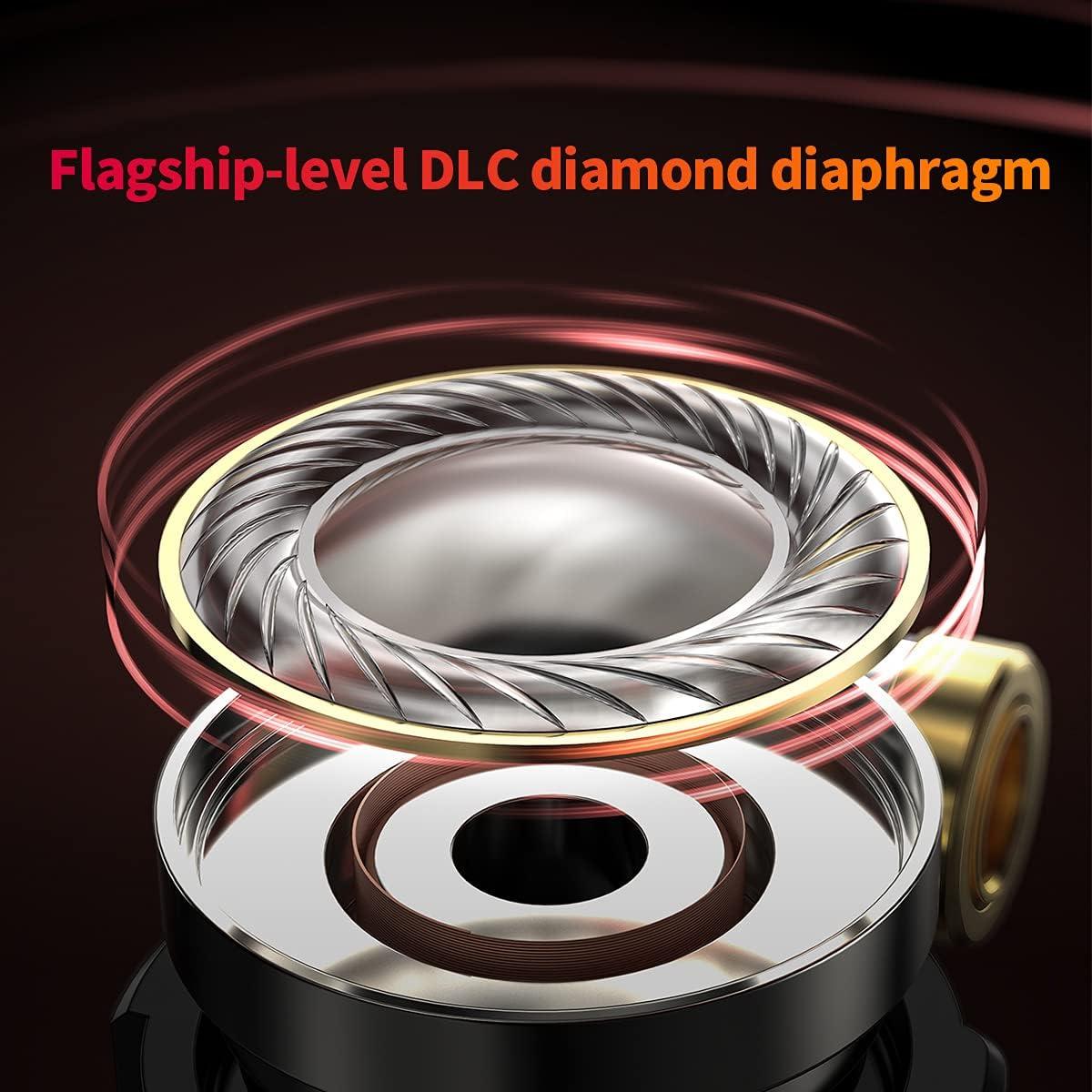 Auriculares In-Ear FiiO FD3 Pro 12mm DLC Negro Desmontables