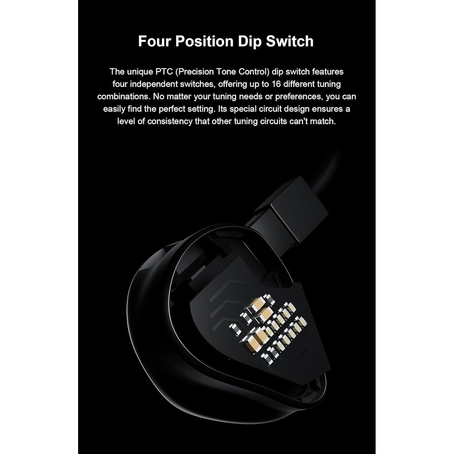 Auriculares In-Ear KGUSS Arpegear Hane 10mm Dinámico Desmontable