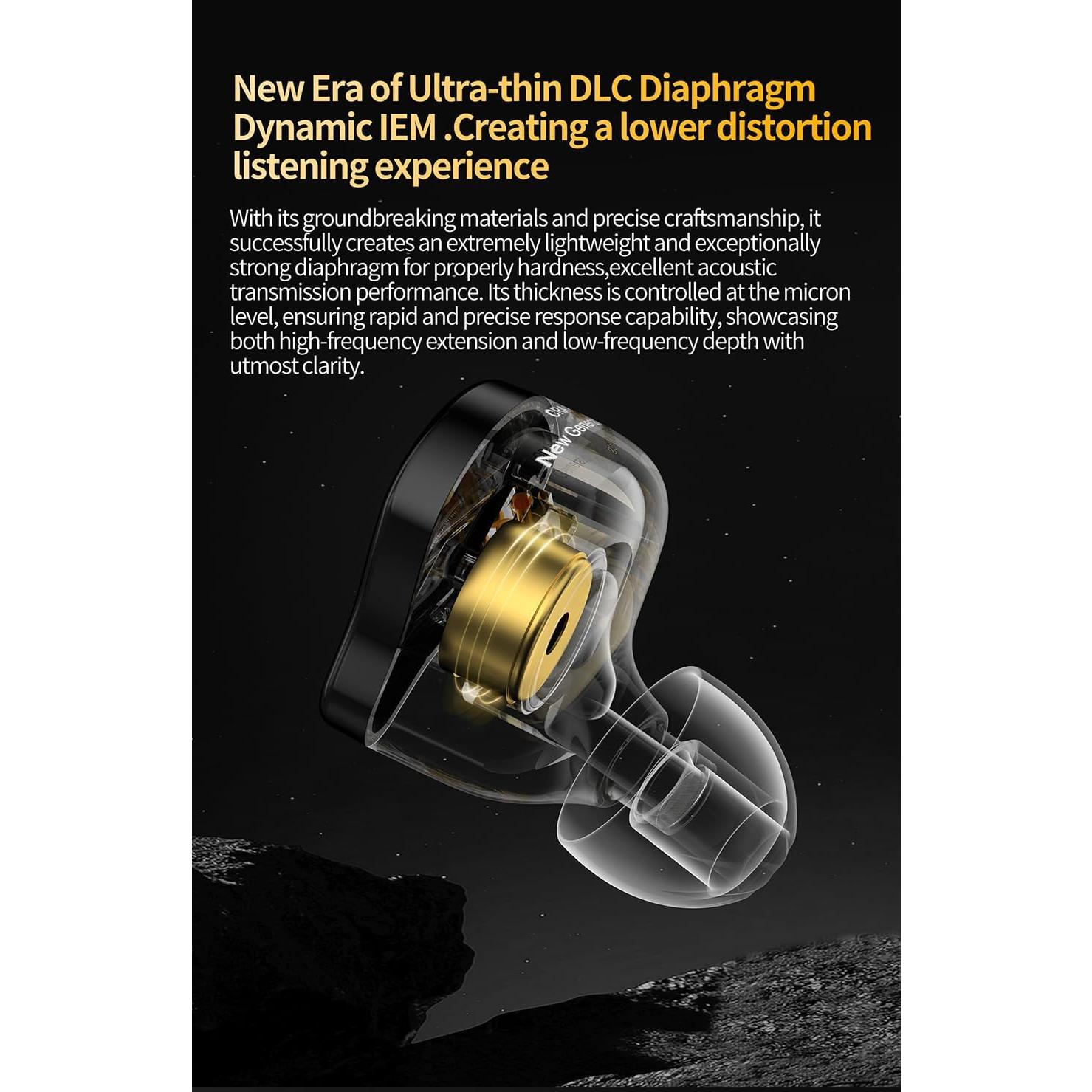 Auriculares In Ear CCA CRA PRO, Sonido Claro y Bajo Profundo