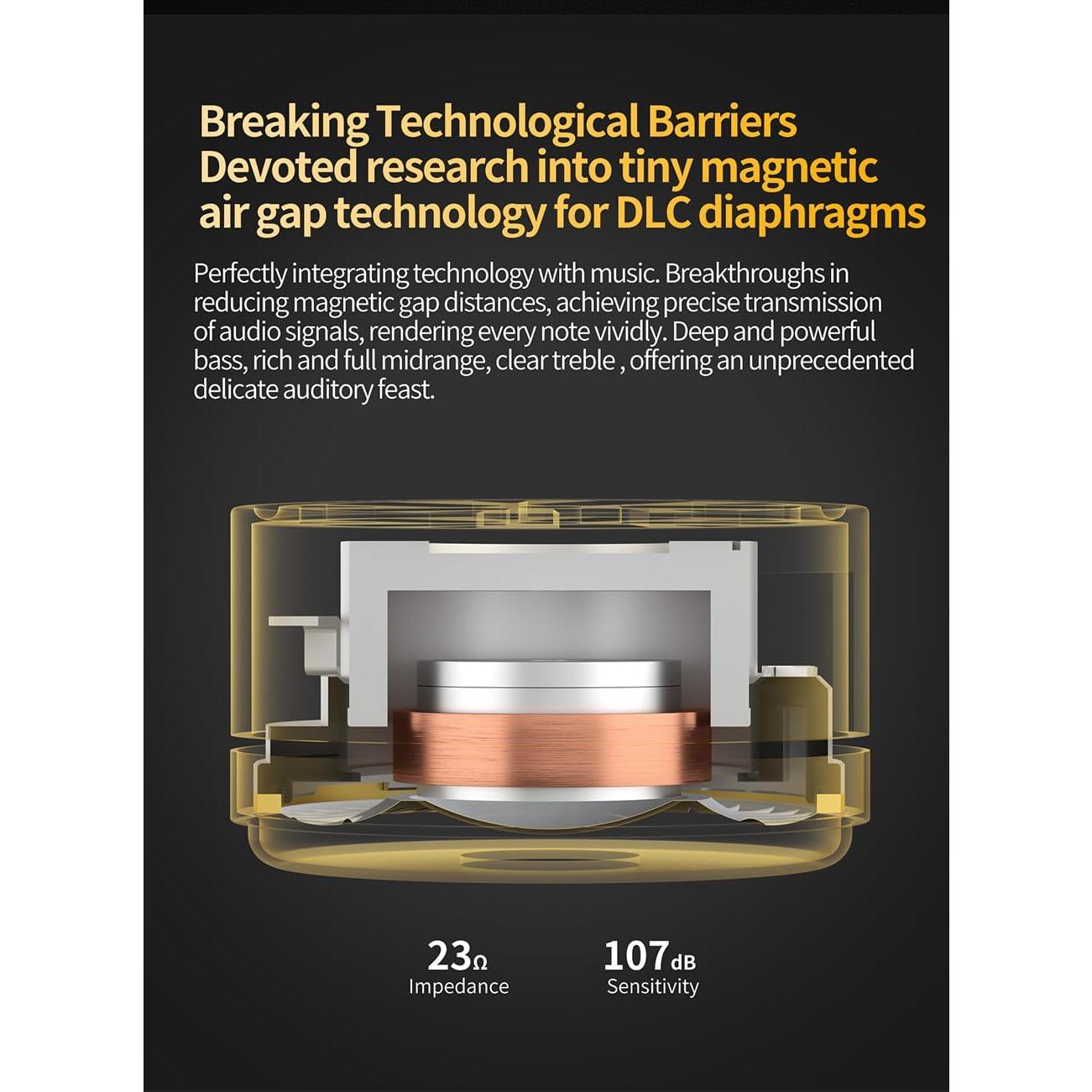 Auriculares In Ear CCA CRA PRO, Sonido Claro y Bajo Profundo