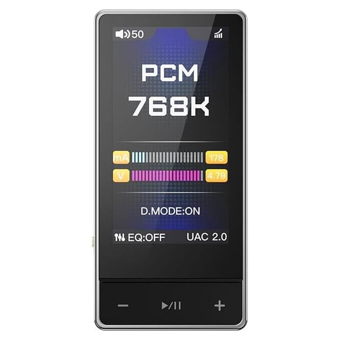 DAC Amplificador Portátil FiiO QX13 8 Canales ESS 900mW Oro Titanio