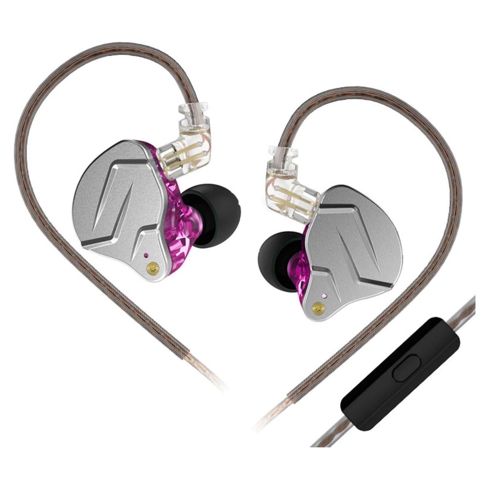 Auriculares KZ ZSN Pro HiFi Híbridos 1BA + 1DD con Micrófono