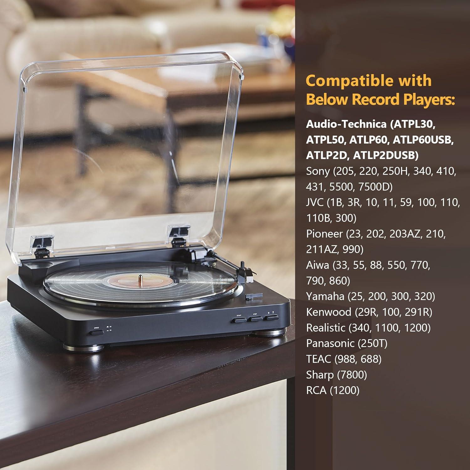 Aguja de Reemplazo Dreyoo ATN3600L para Tocadiscos Audio-Technica