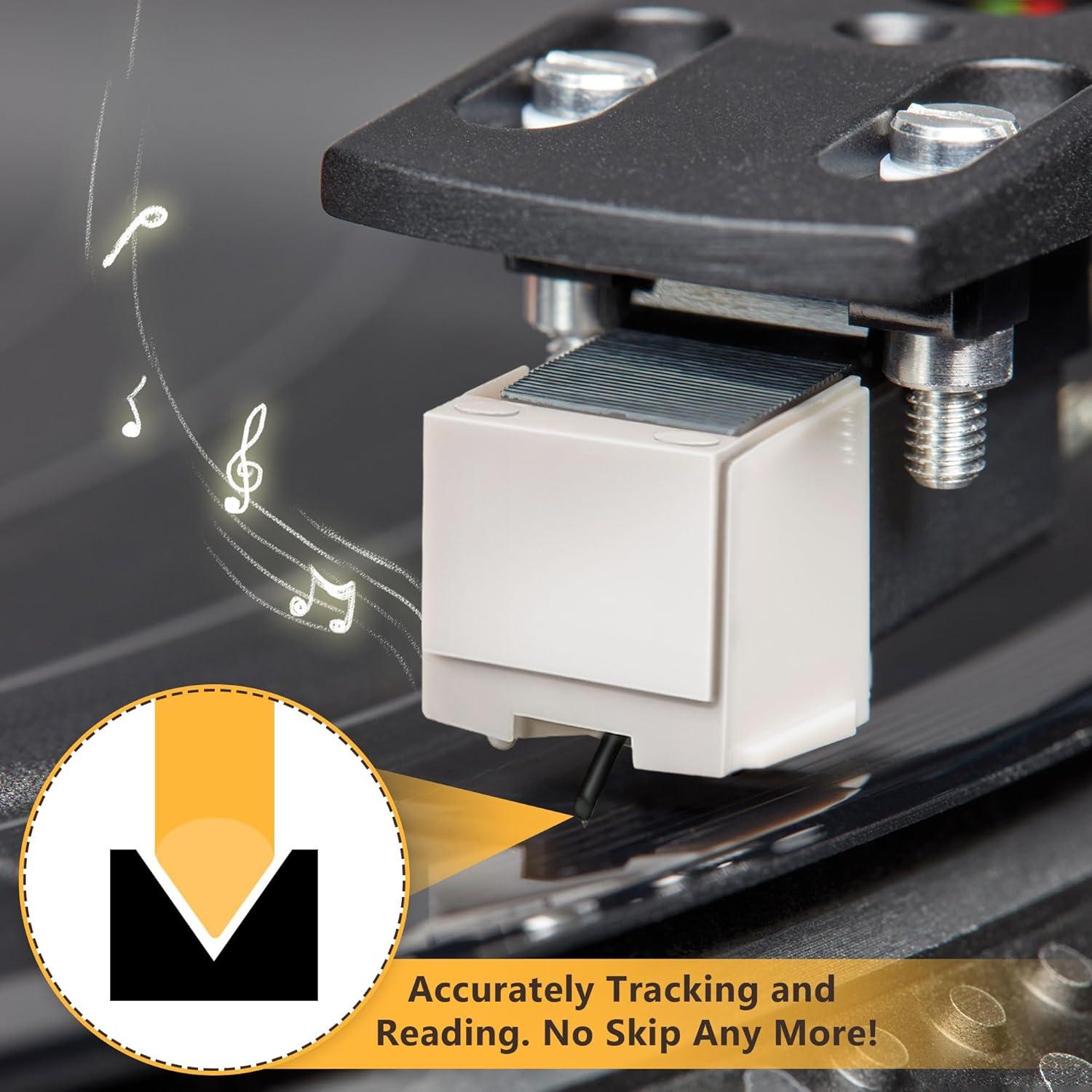 Aguja de Reemplazo Dreyoo ATN3600L para Tocadiscos Audio-Technica