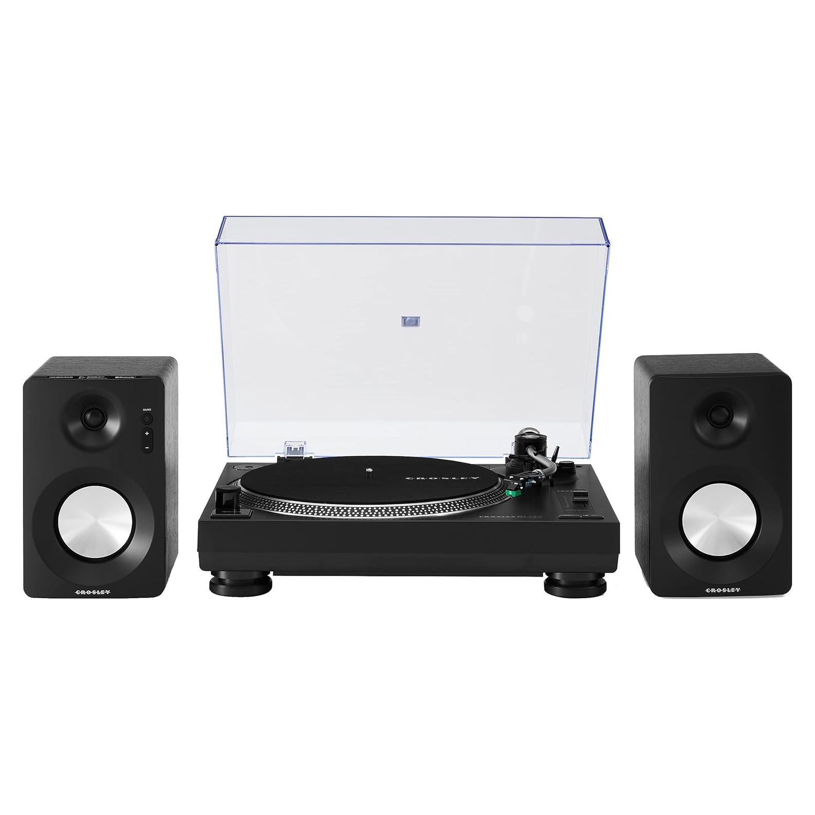 Tocadiscos Bluetooth Crosley KT100BT-BK con Altavoces 30W