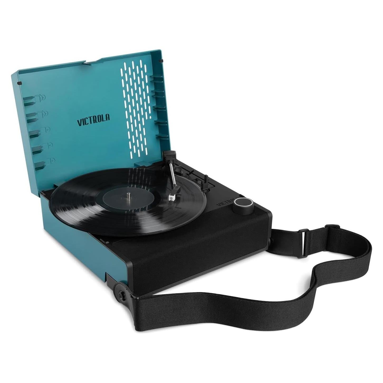 Tocadiscos Portátil Victrola Revolution GO Bluetooth 12h Azul