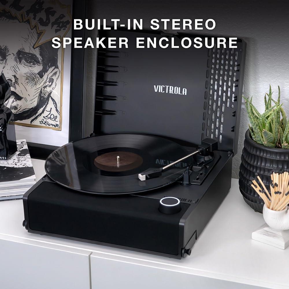 Tocadiscos Portátil Victrola Revolution GO Bluetooth 12h Azul