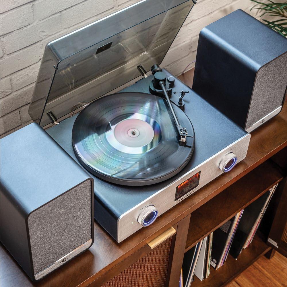 Tocadiscos Bluetooth Crosley C92A-BK con Altavoces 120W