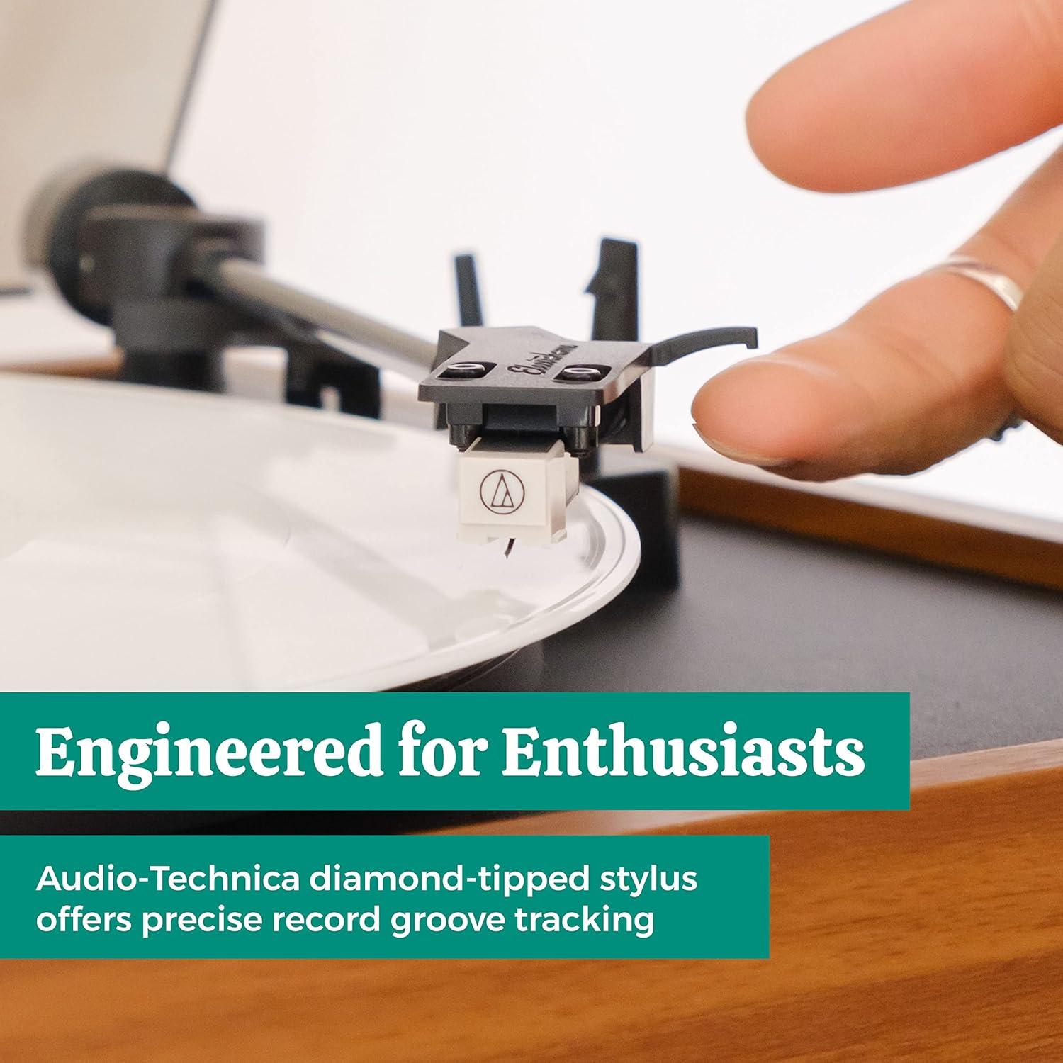 Tocadiscos Bluetooth Electrohome Montrose con Altavoces 4"