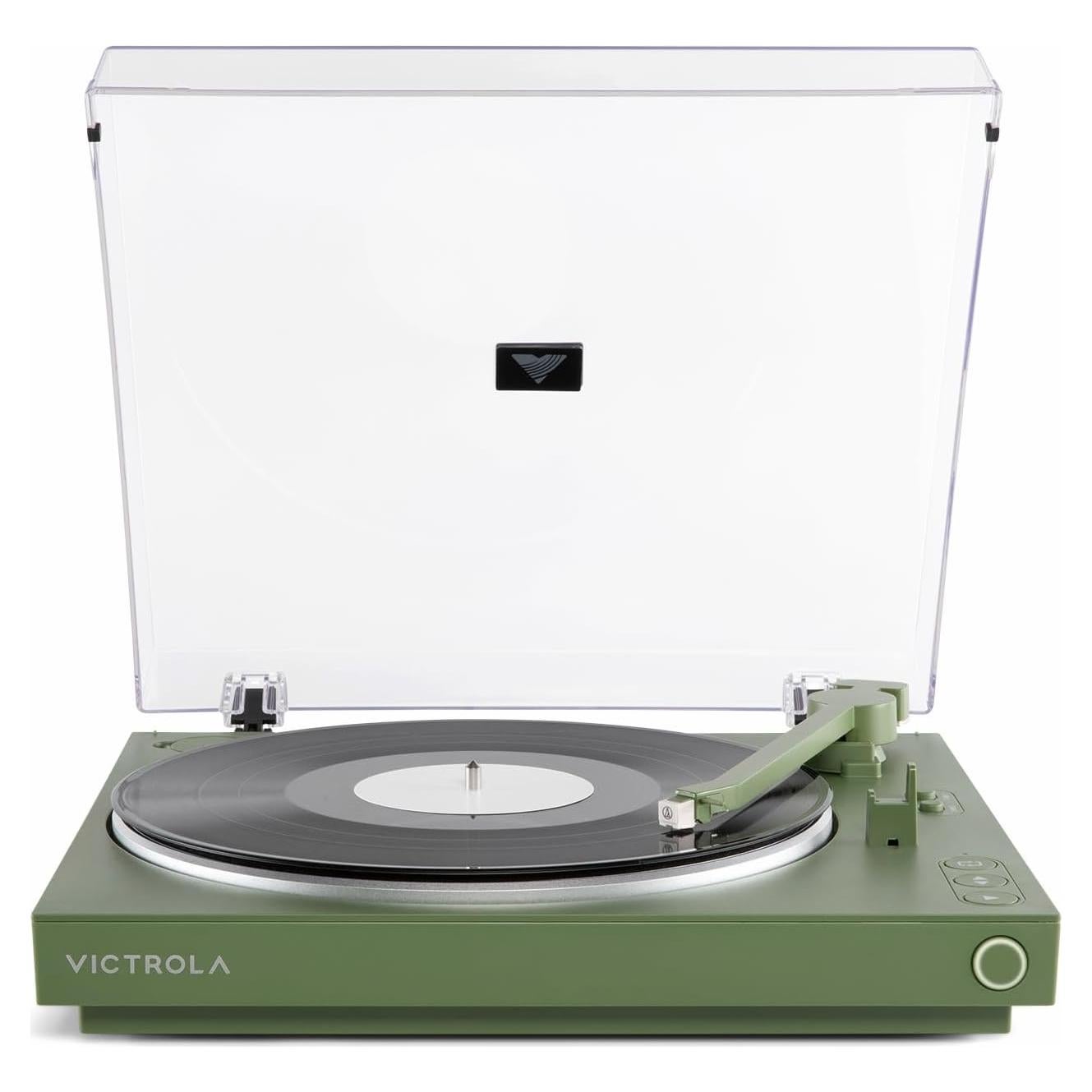 Tocadiscos Automático Victrola VPT-800 Verde Bluetooth 2 Velocidades