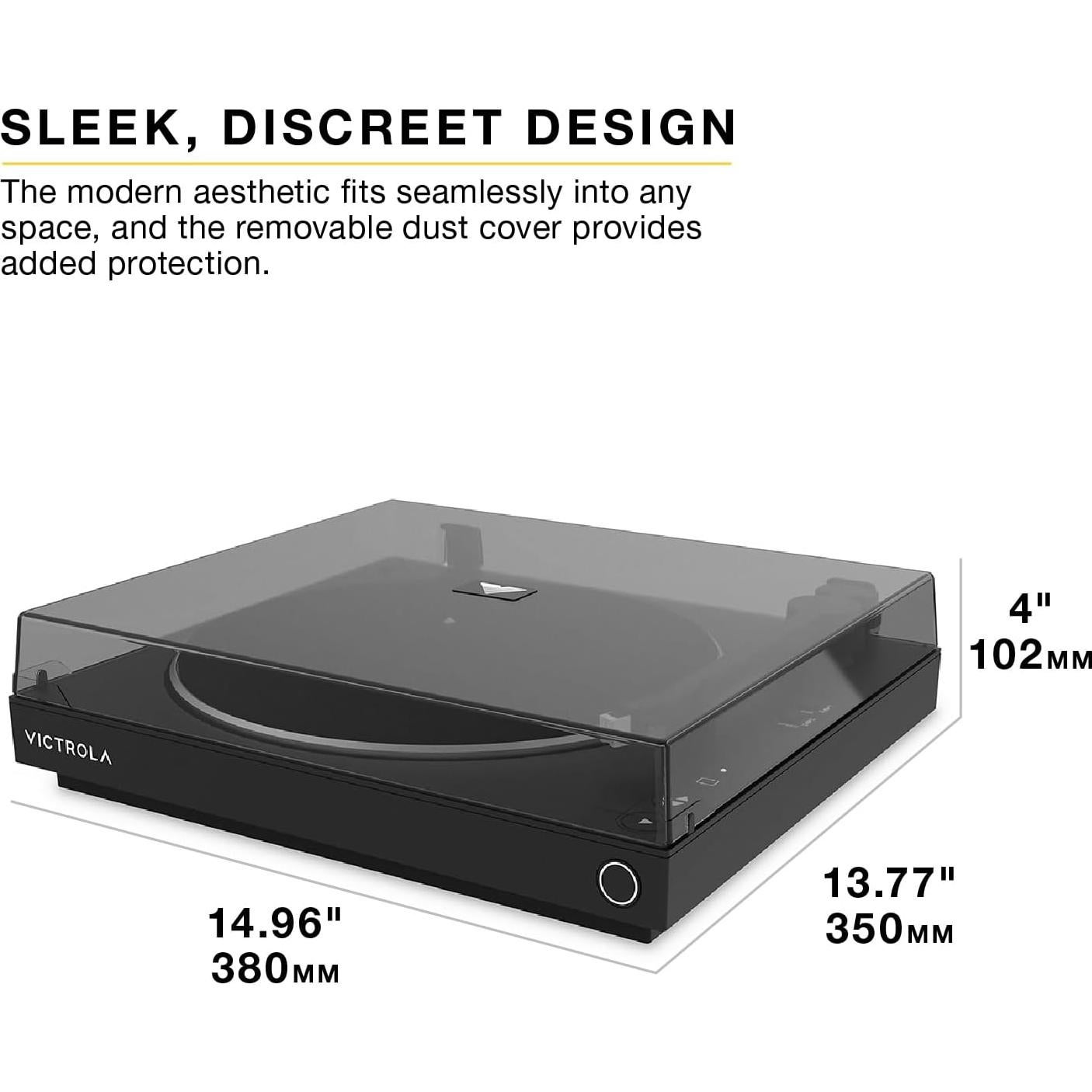 Tocadiscos Automático Victrola VPT-800 Verde Bluetooth 2 Velocidades