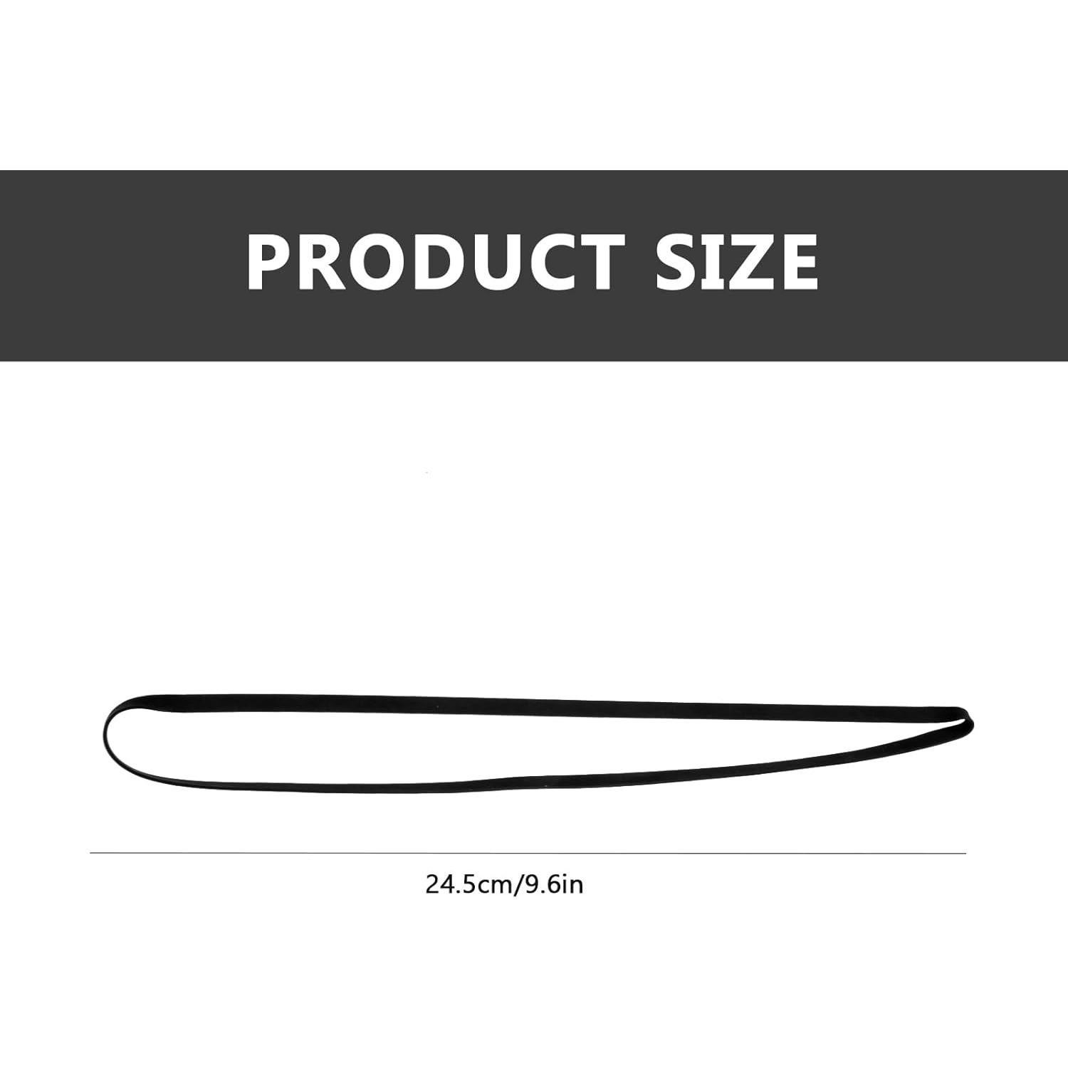 Mikikit Phonograph Record Player Belt Replacement Durable Rubber Turntable Belt for Vinyl Record Players Easy to Install High Performance and Reliable