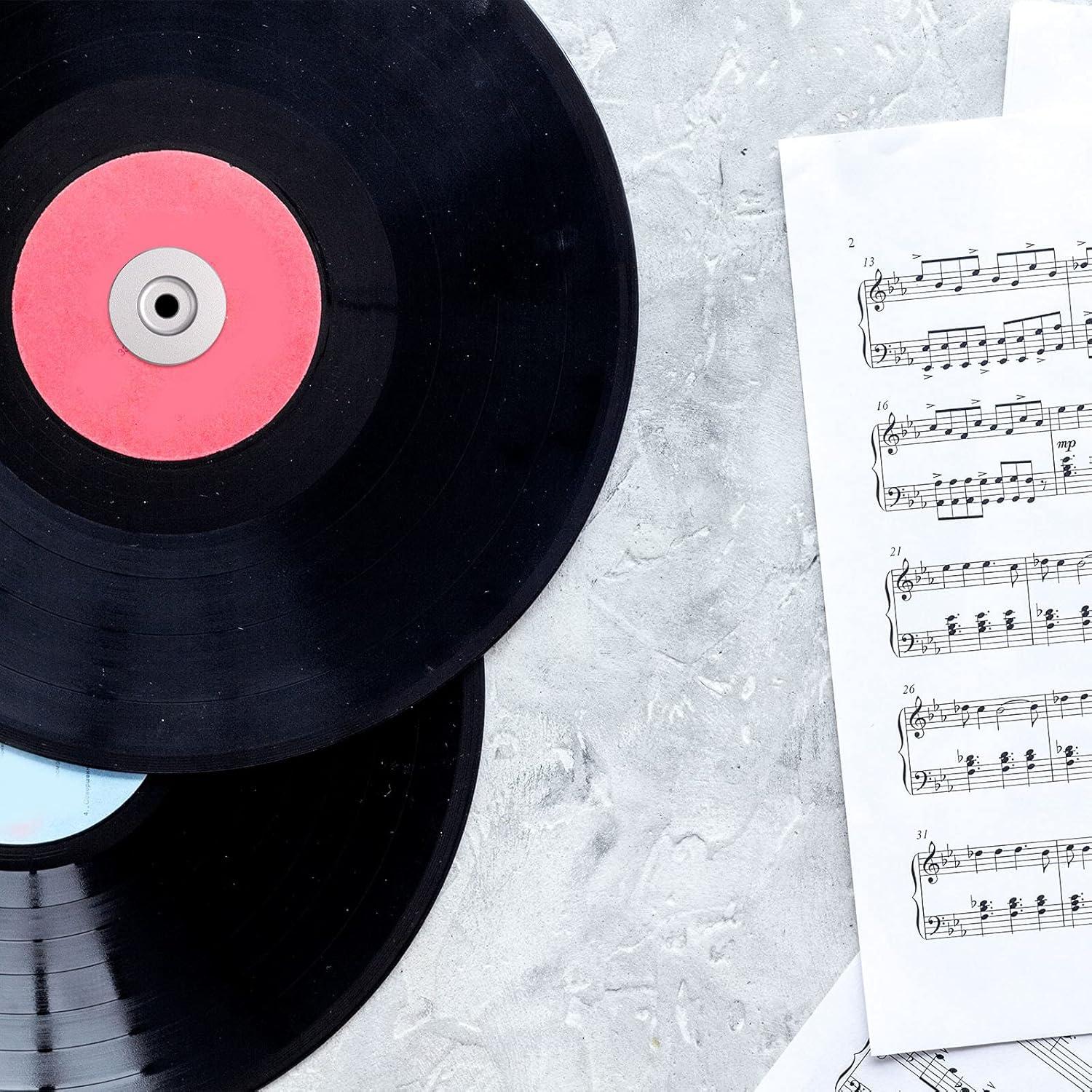 Adaptador de disco 45 RPM Frienda Aluminio Plata 7"