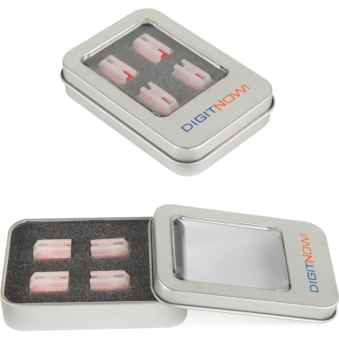 Agujas de repuesto para tocadiscos DIGITNOW, 4 unidades cerámicas