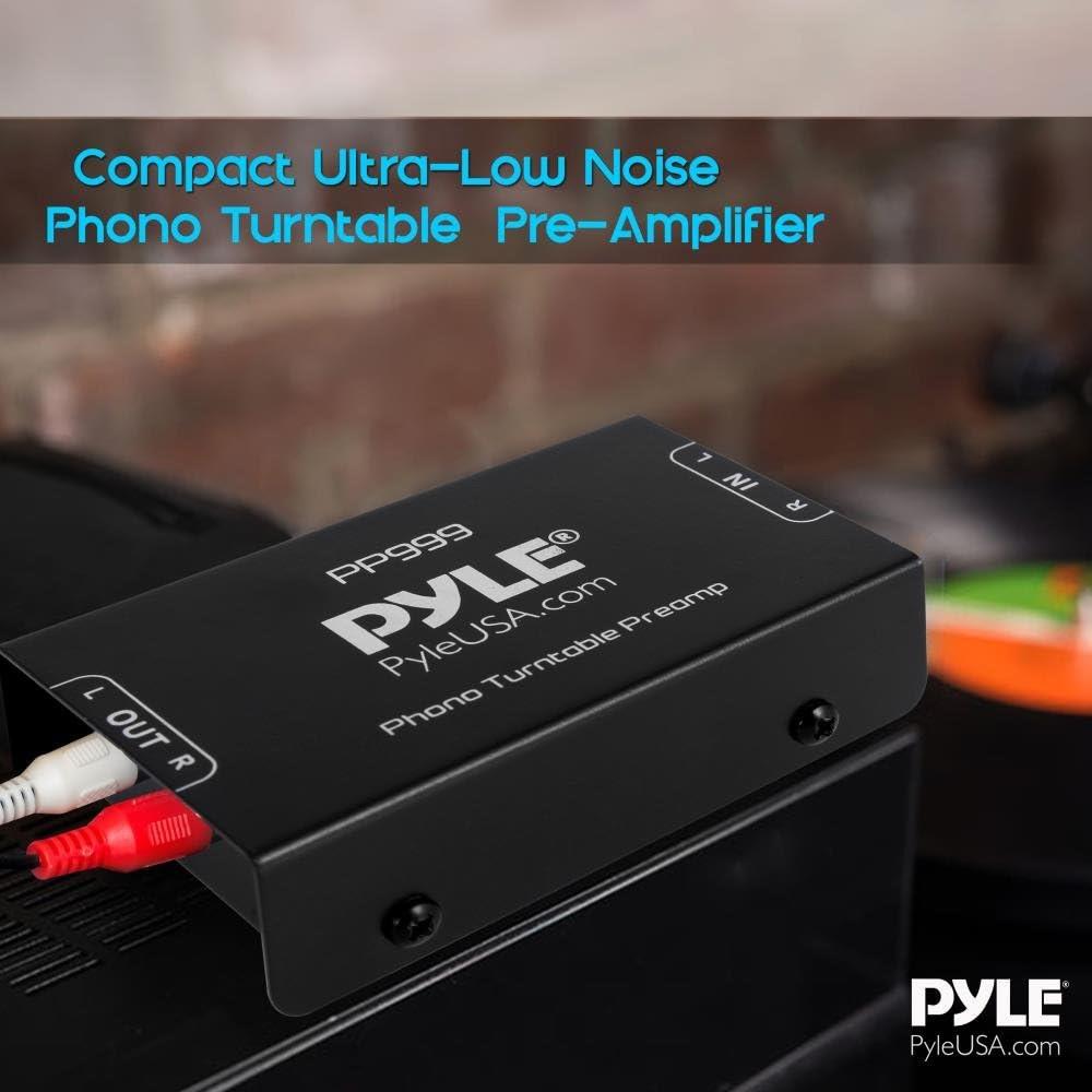 Preamplificador Estéreo Pyle PP999 para Turntable RCA 12V