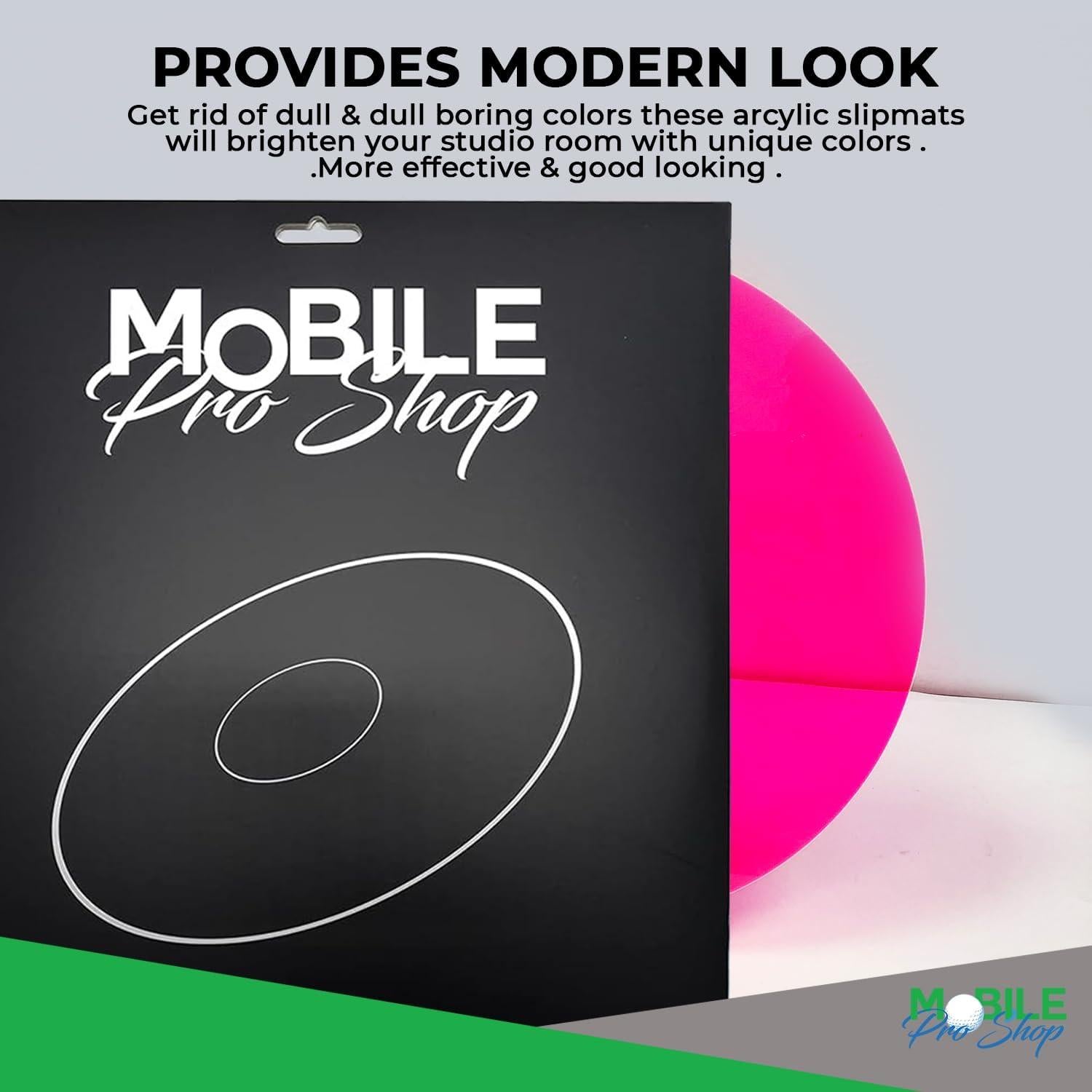 Alfombrilla Acrílica para Turntable Mobile Pro 30 cm Rosa