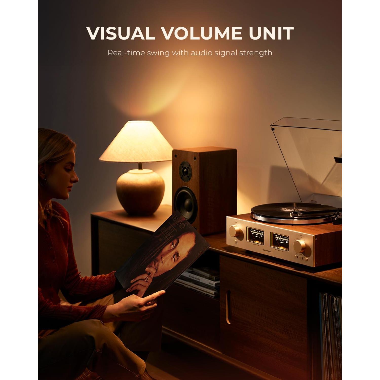 Reproductor de Vinilo HiFire X con Altavoces 100W y Preamp DSP