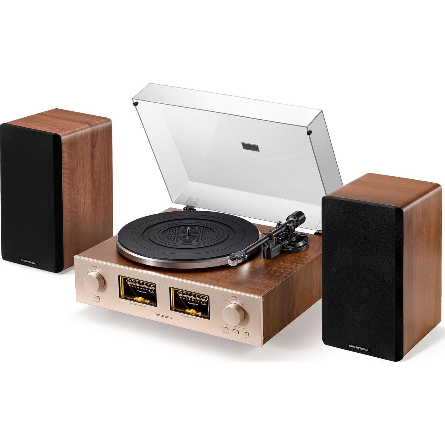 Reproductor de Vinilo HiFire X con Altavoces 100W y Preamp DSP