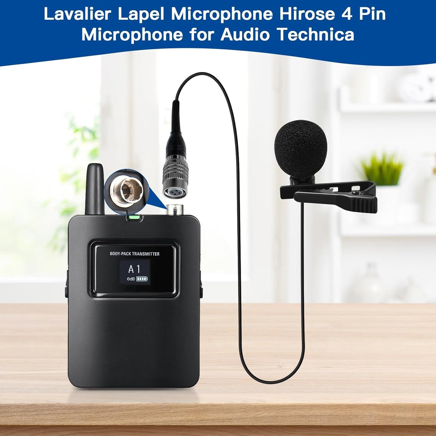 Paquete de 2 Micrófonos Lavalier Akoree con Conector Hirose