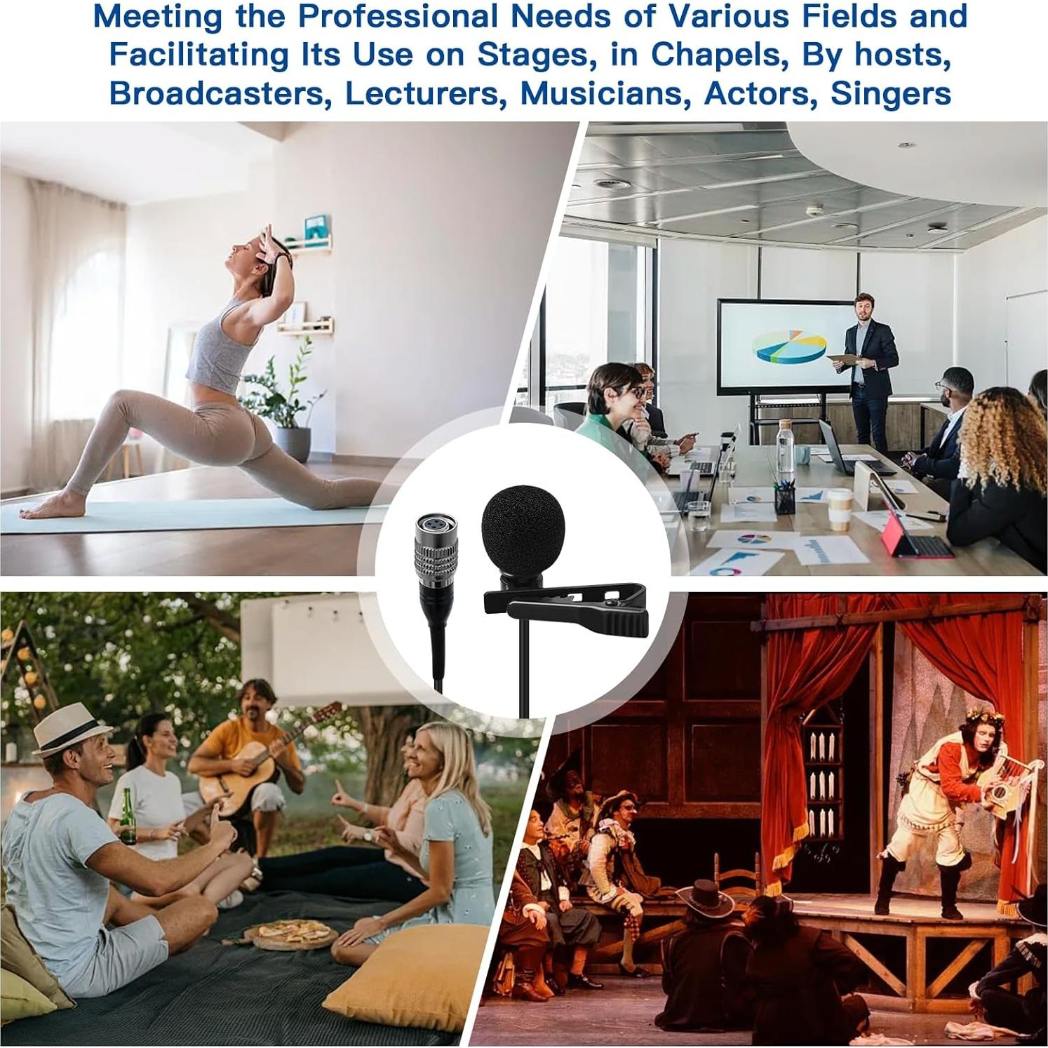 Paquete de 2 Micrófonos Lavalier Akoree con Conector Hirose