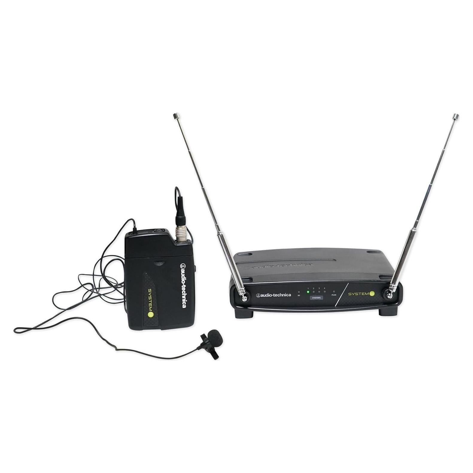 Micrófono Lavalier Inalámbrico Audio-Technica ATW-901a/L 61m