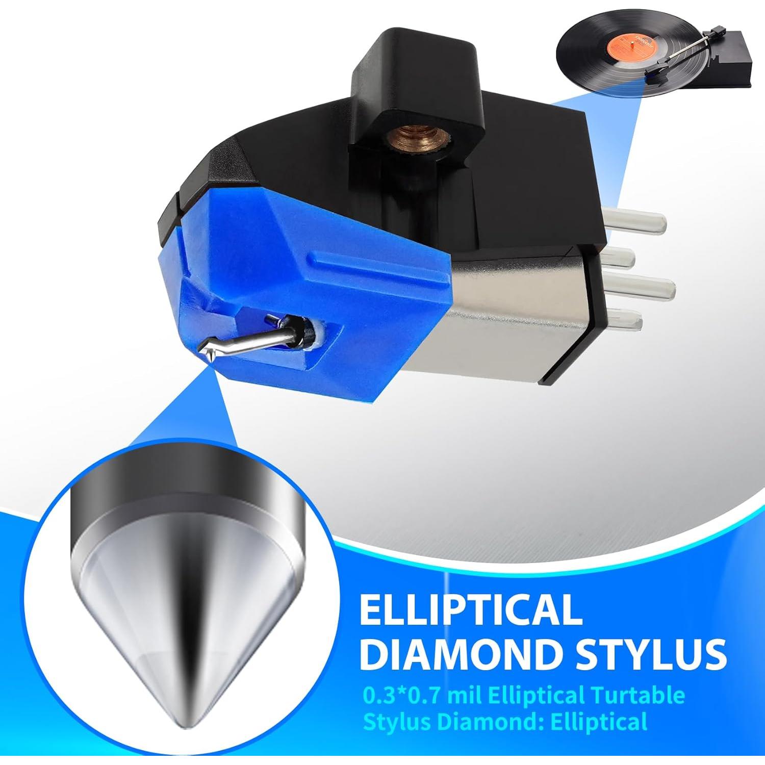 Aguja de Tocadiscos ATN95E Audio-Technica Azul - Reemplazo VM95