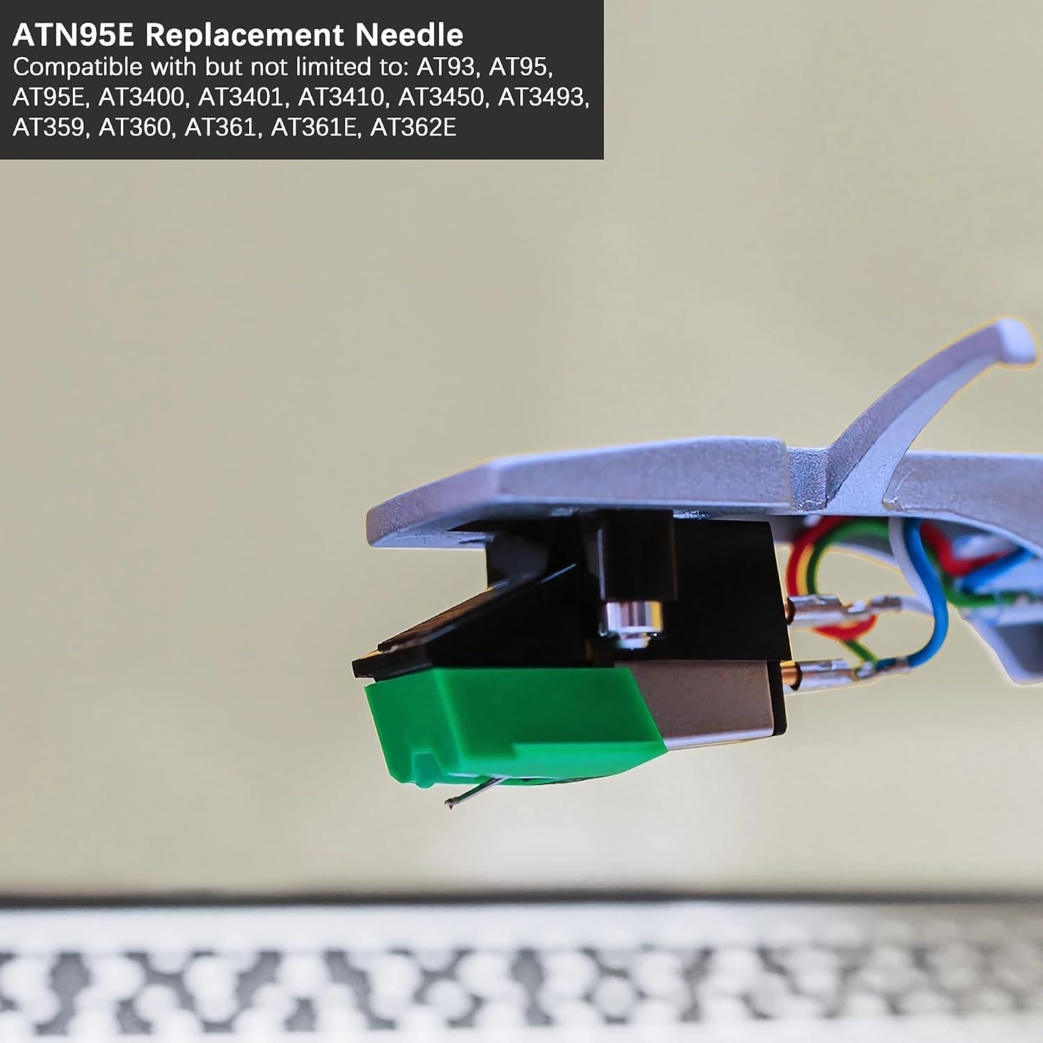 Aguja de Reemplazo ATN95E Zentect para Tocadiscos Audio-Technica
