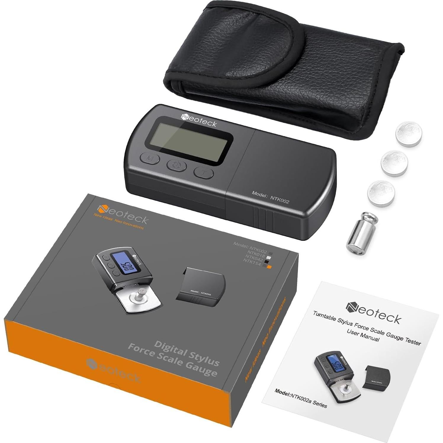 Medidor de Fuerza de Estiló Digital Neoteck 0.01g-5g Gris