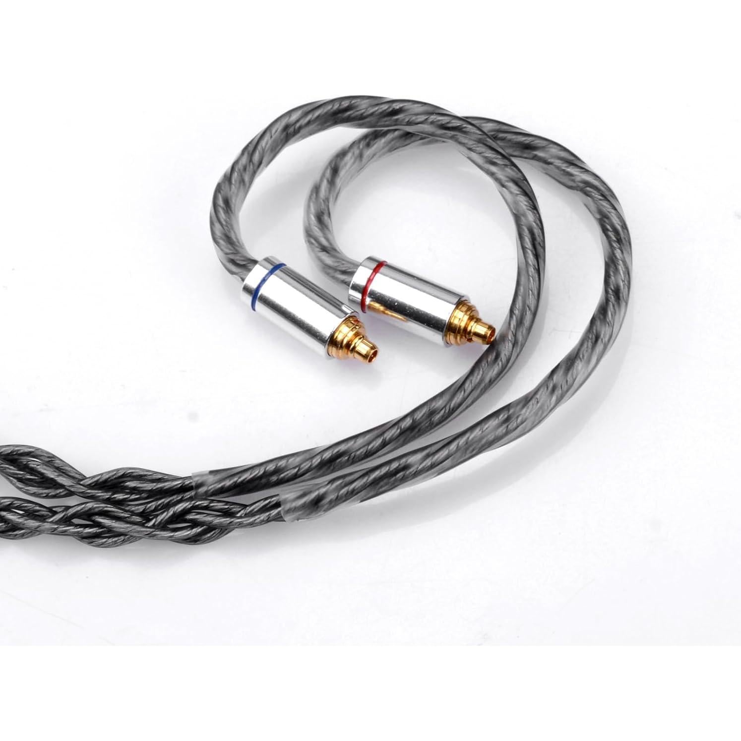 Cable MMCX FAAEAL 1.5m Cobre Cristalino 8N 3.5mm para Auriculares