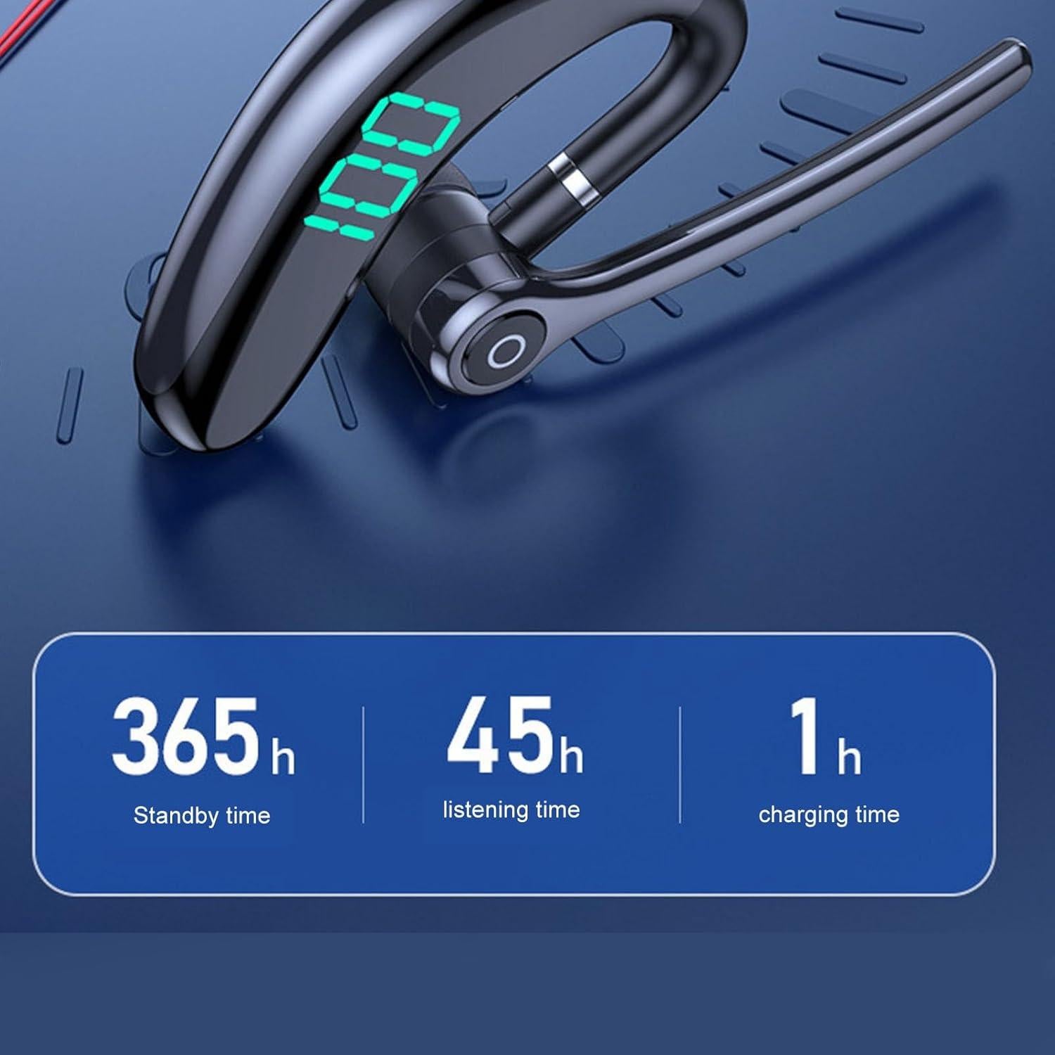 Auricular Bluetooth Yunseity V18 con cancelación de ruido 65h