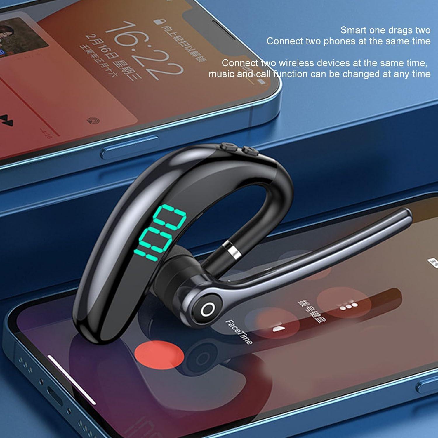 Auricular Bluetooth Yunseity V18 con cancelación de ruido 65h