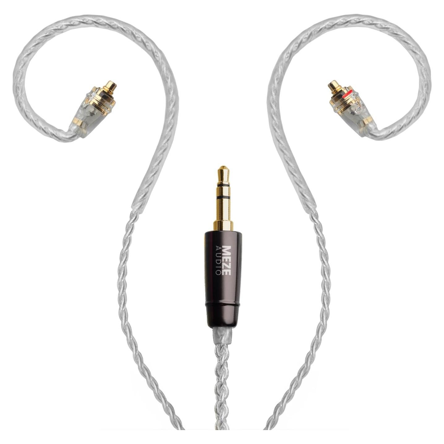 Cable de Reemplazo MMCX Meze Audio 3.5mm 1.2m HiFi Plata