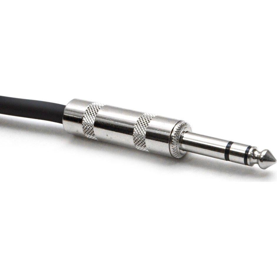 Cables de parche TRS 1/4" Seismic Audio 3.05m Paquete de 6