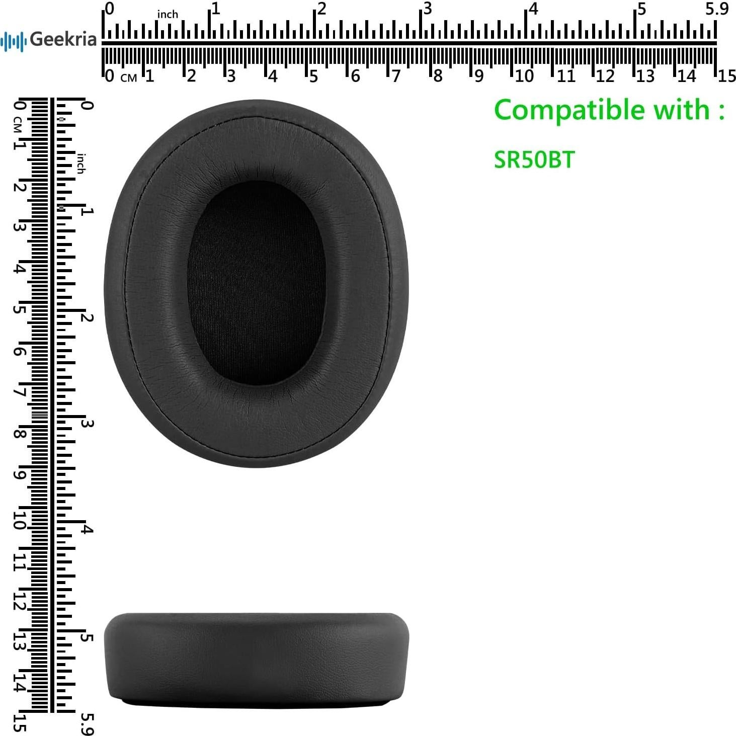 Almohadillas de Reemplazo Geekria para Audio-Technica ATH-SR50BT