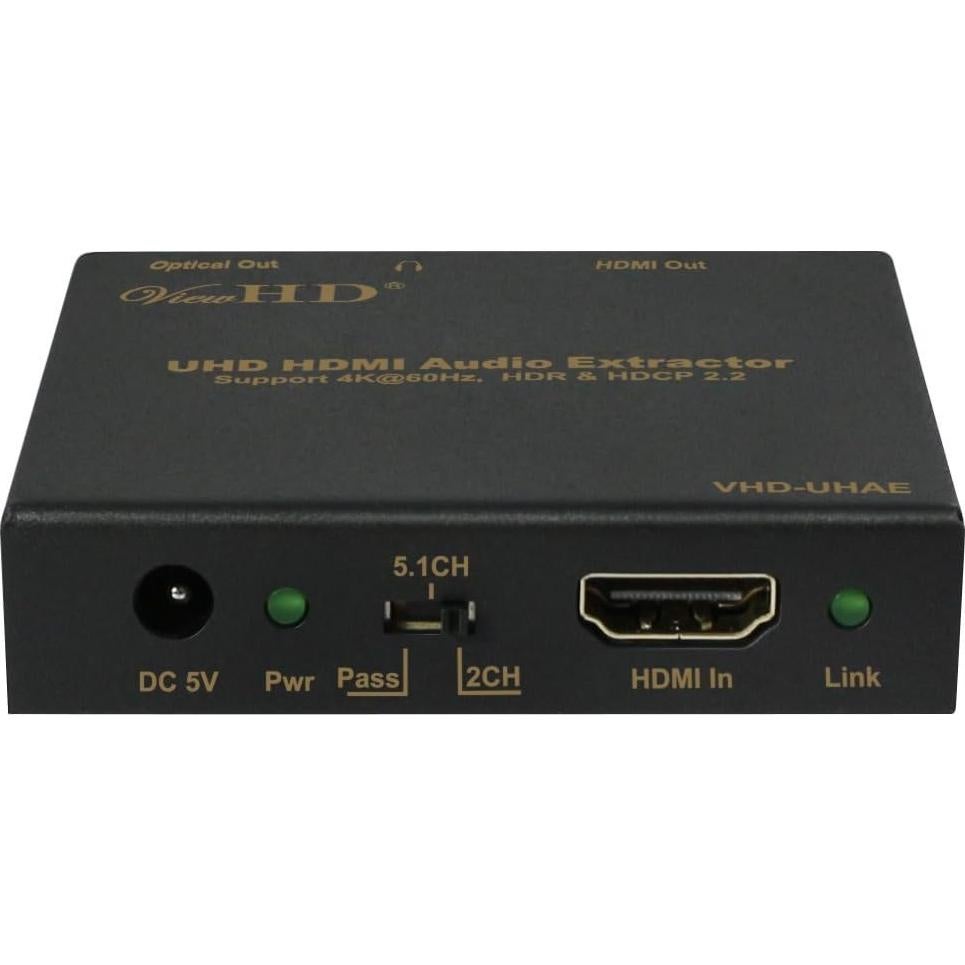 Extractor de Audio HDMI 4K ViewHD VHD-UHAE 18Gbps