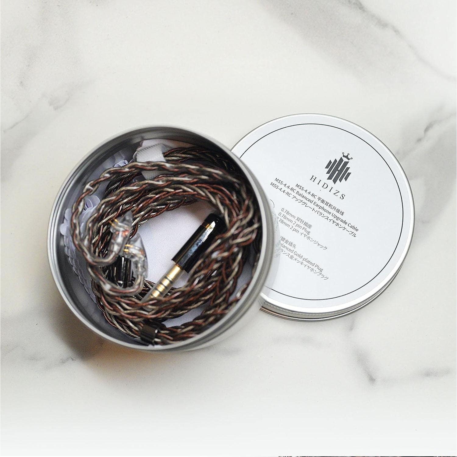 Cable de actualización de audio Hidizs MS5-4.4-RC 2 pines 0.78mm