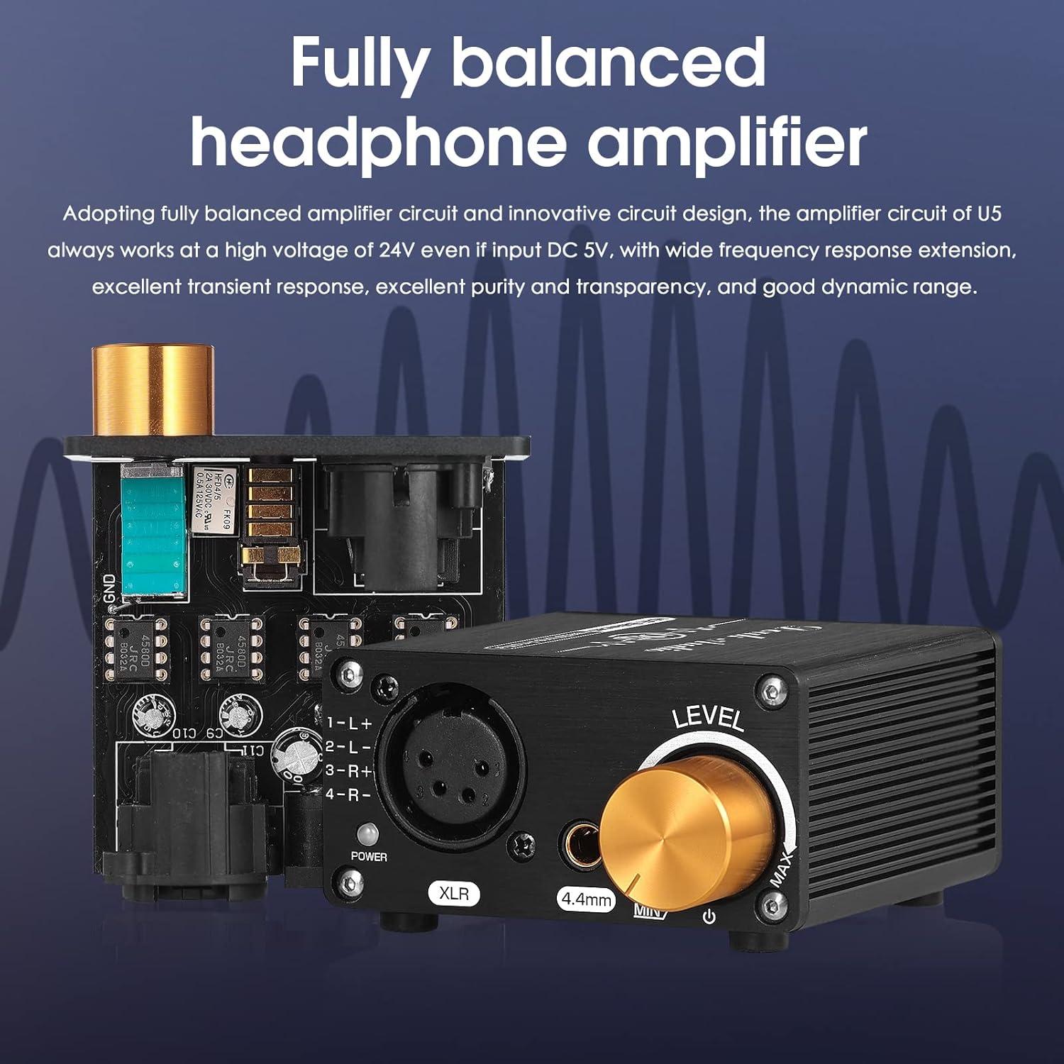 Amplificador de Auriculares Balanceado Douk Audio U5 Mini 1400mW