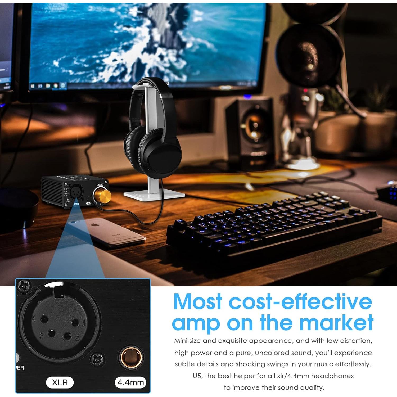 Amplificador de Auriculares Balanceado Douk Audio U5 Mini 1400mW