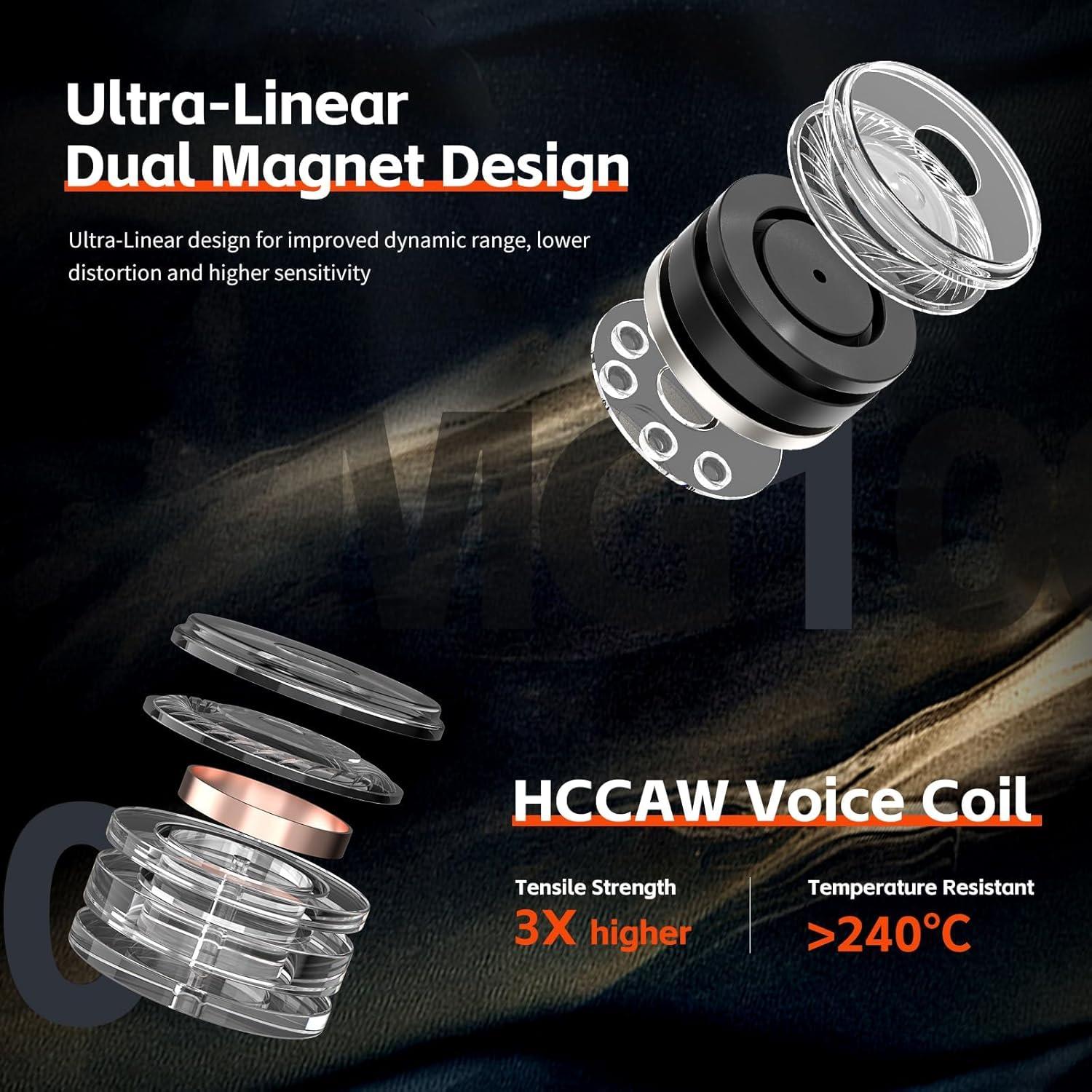 Auriculares In-Ear SHANLING MG100 HiFi, Controlador Dinámico, Cable Desmontable