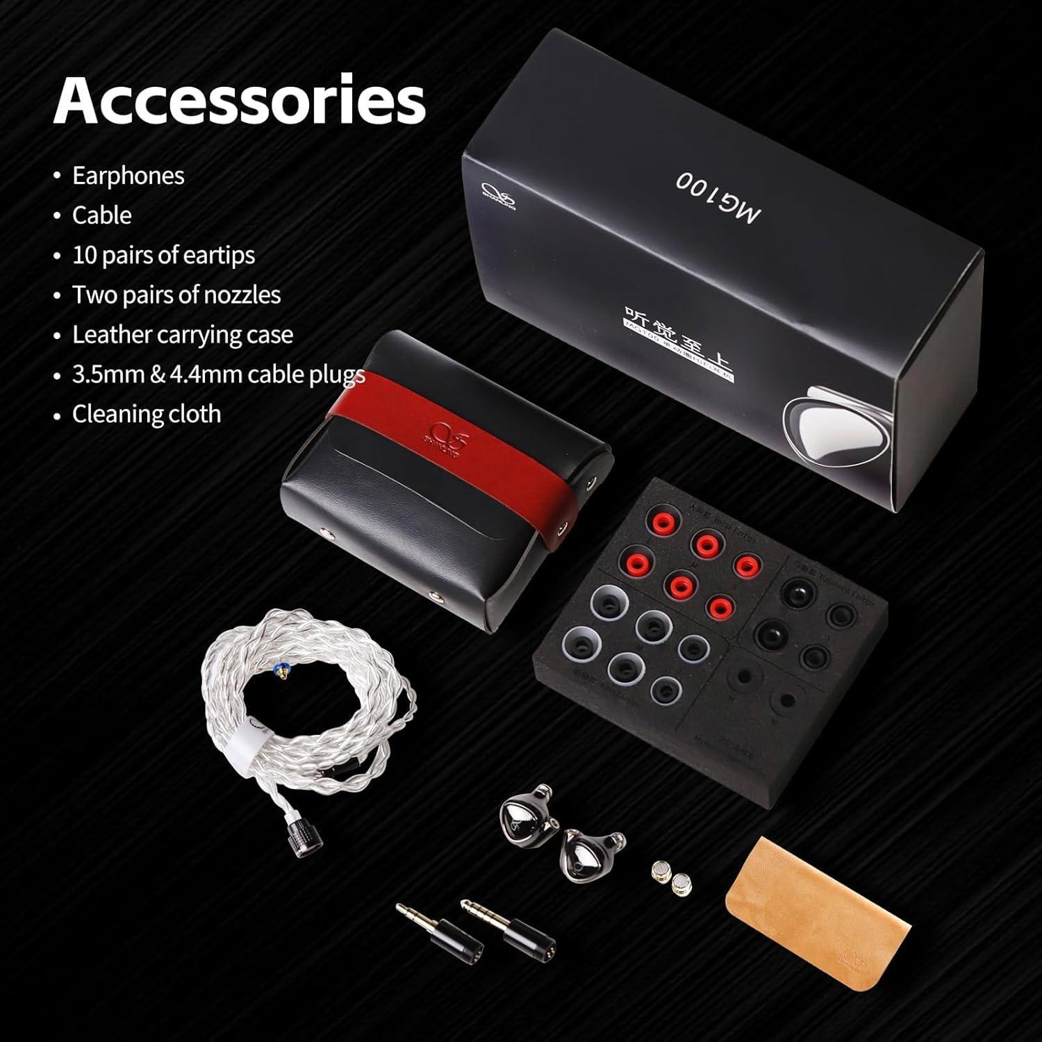 Auriculares In-Ear SHANLING MG100 HiFi, Controlador Dinámico, Cable Desmontable