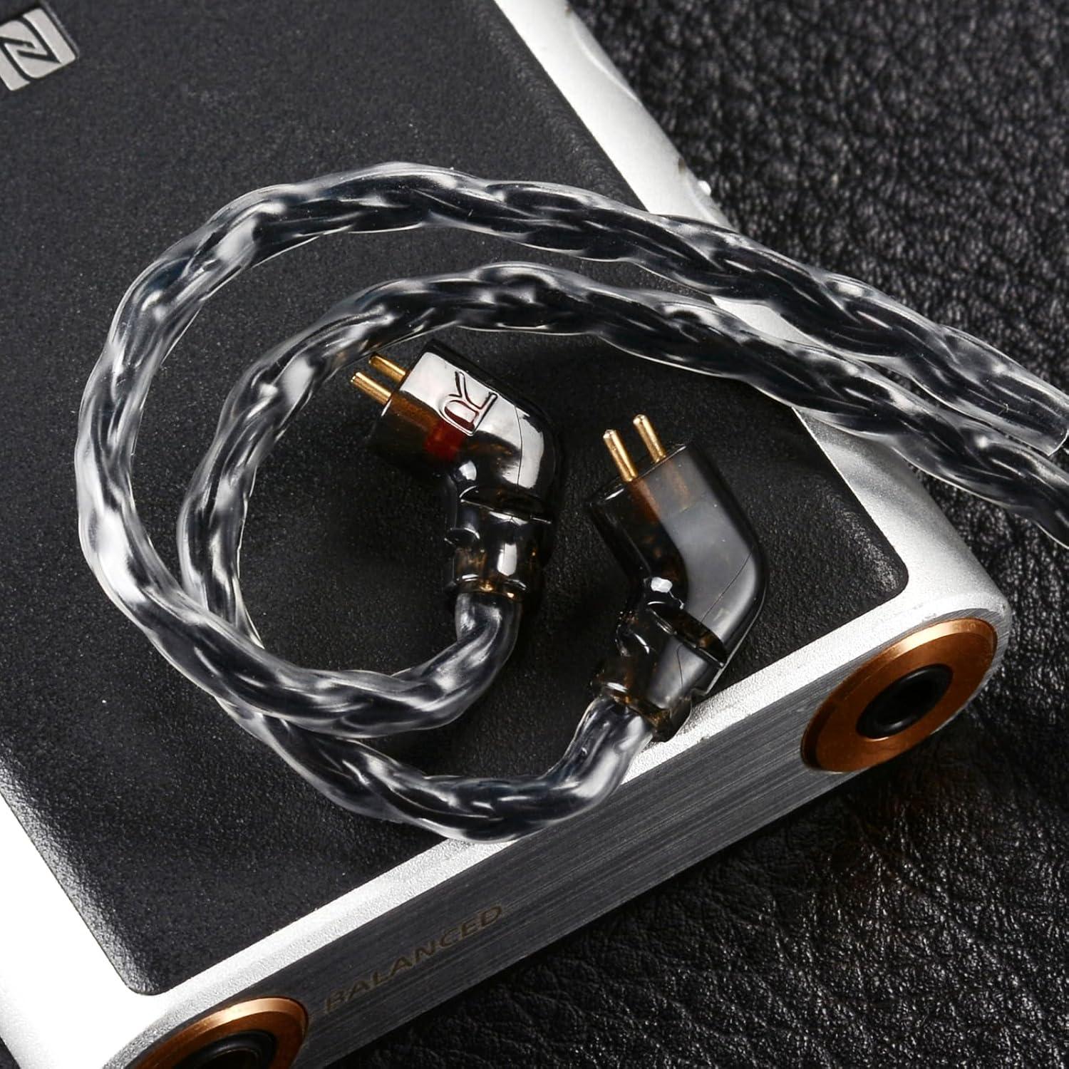Cable de Auriculares Fezzlo 16 Núcleos Plata 1.5m 3.5mm Negro