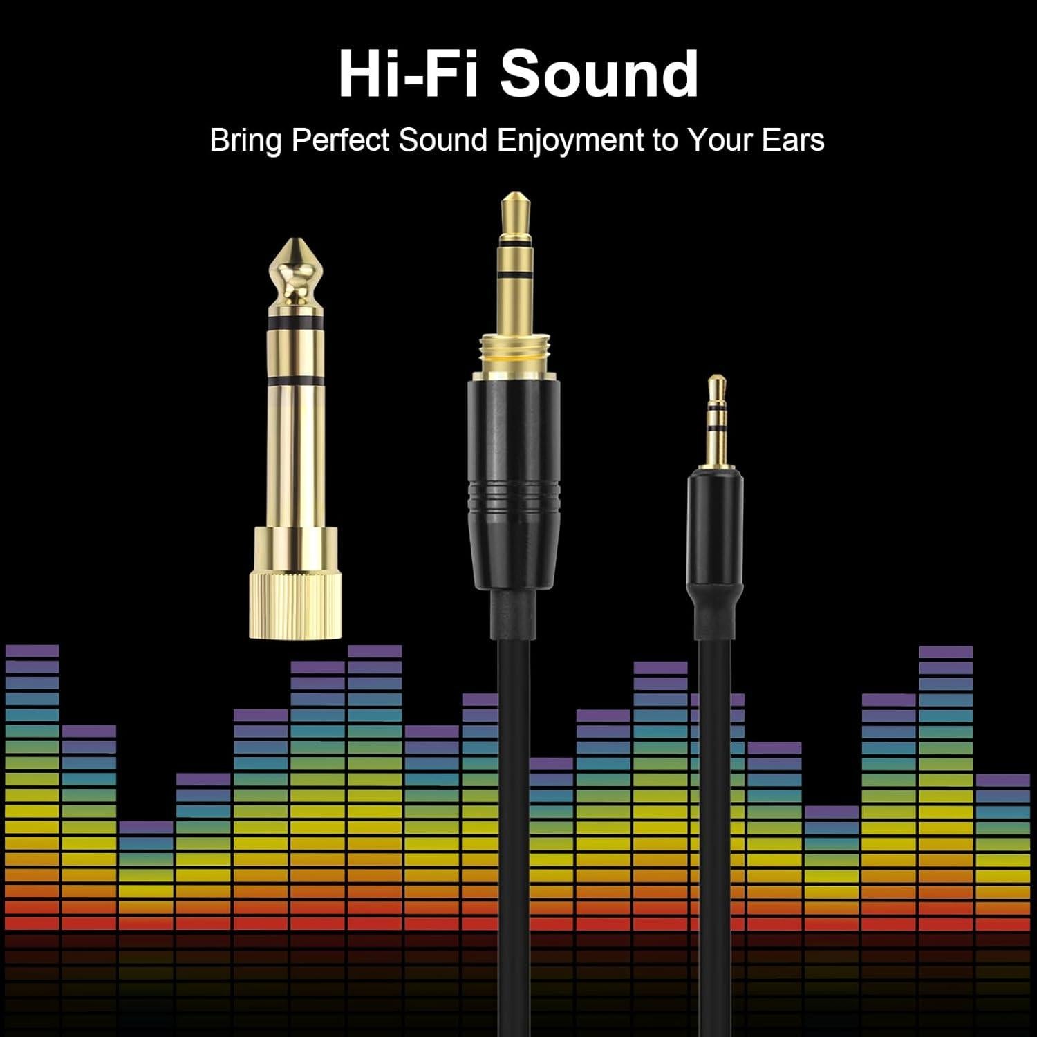 Cable de audio en espiral Xivip 1.83-3.05m 3.5mm a 2.5mm