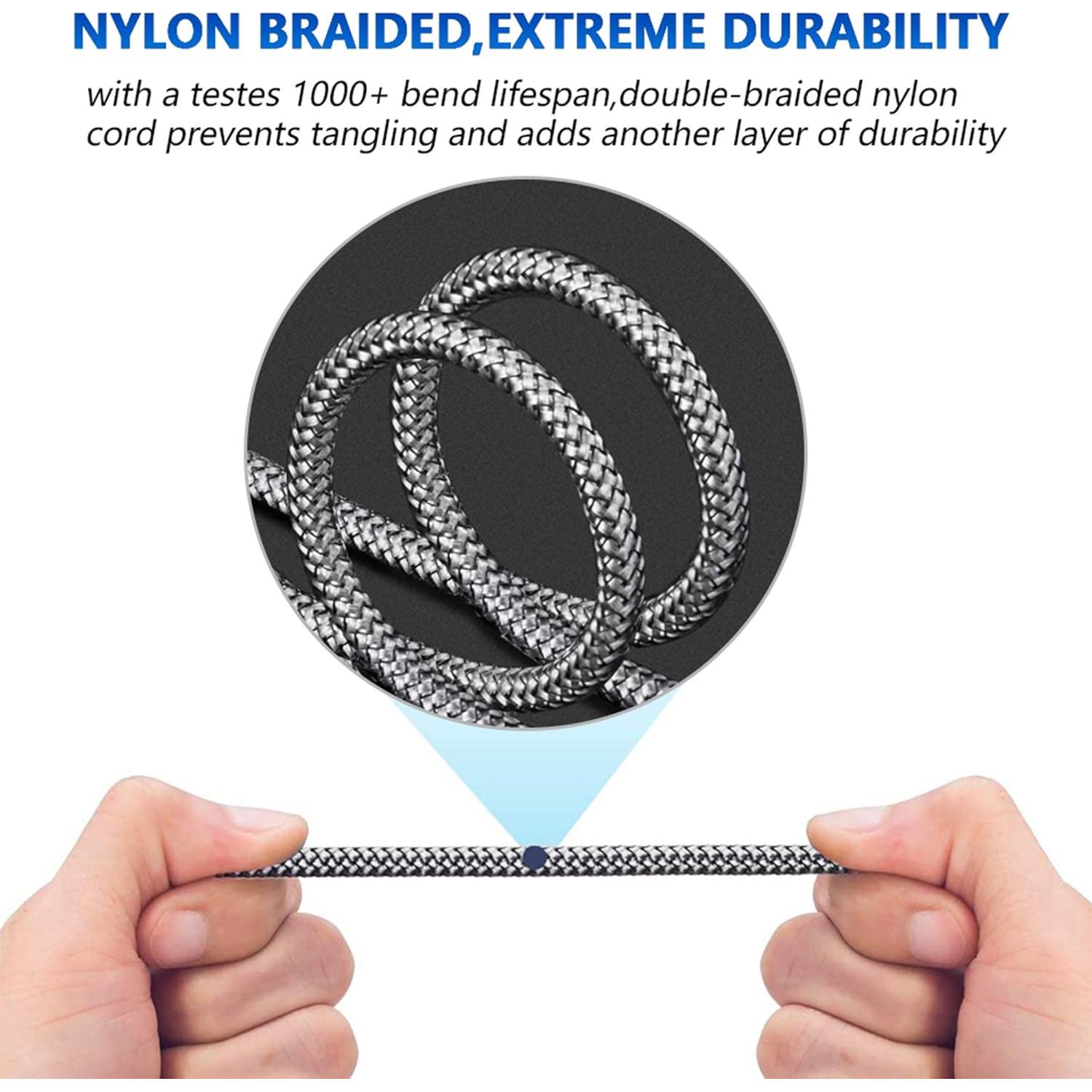 Cable Auxiliar Macho a Macho 3.5mm Tan QY 30cm Plata