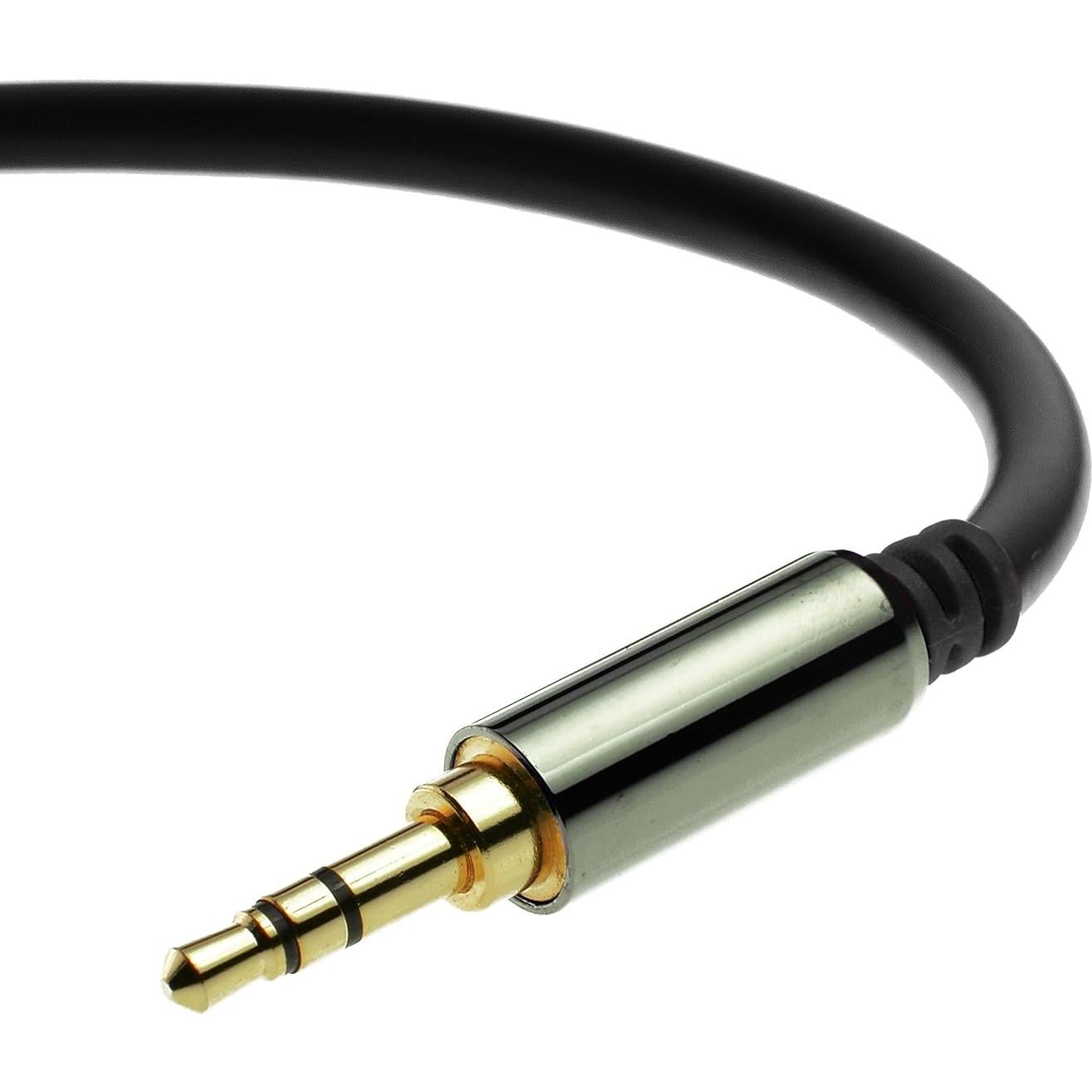 Cable de Audio Estéreo 3.5mm Macho a Macho Mediabridge 2.44m