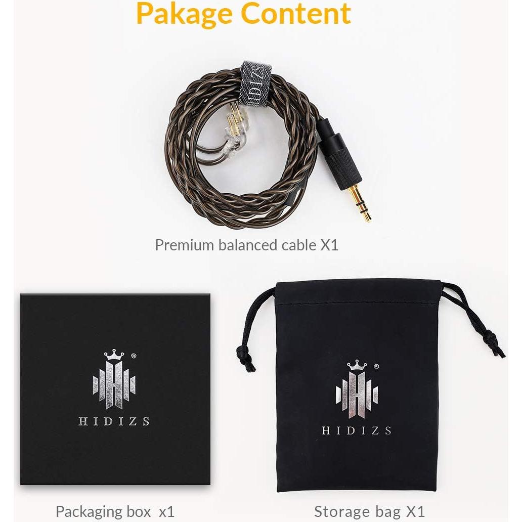 Cable Balanceado Desmontable Hidizs 2.5mm 2 Pines 0.78mm