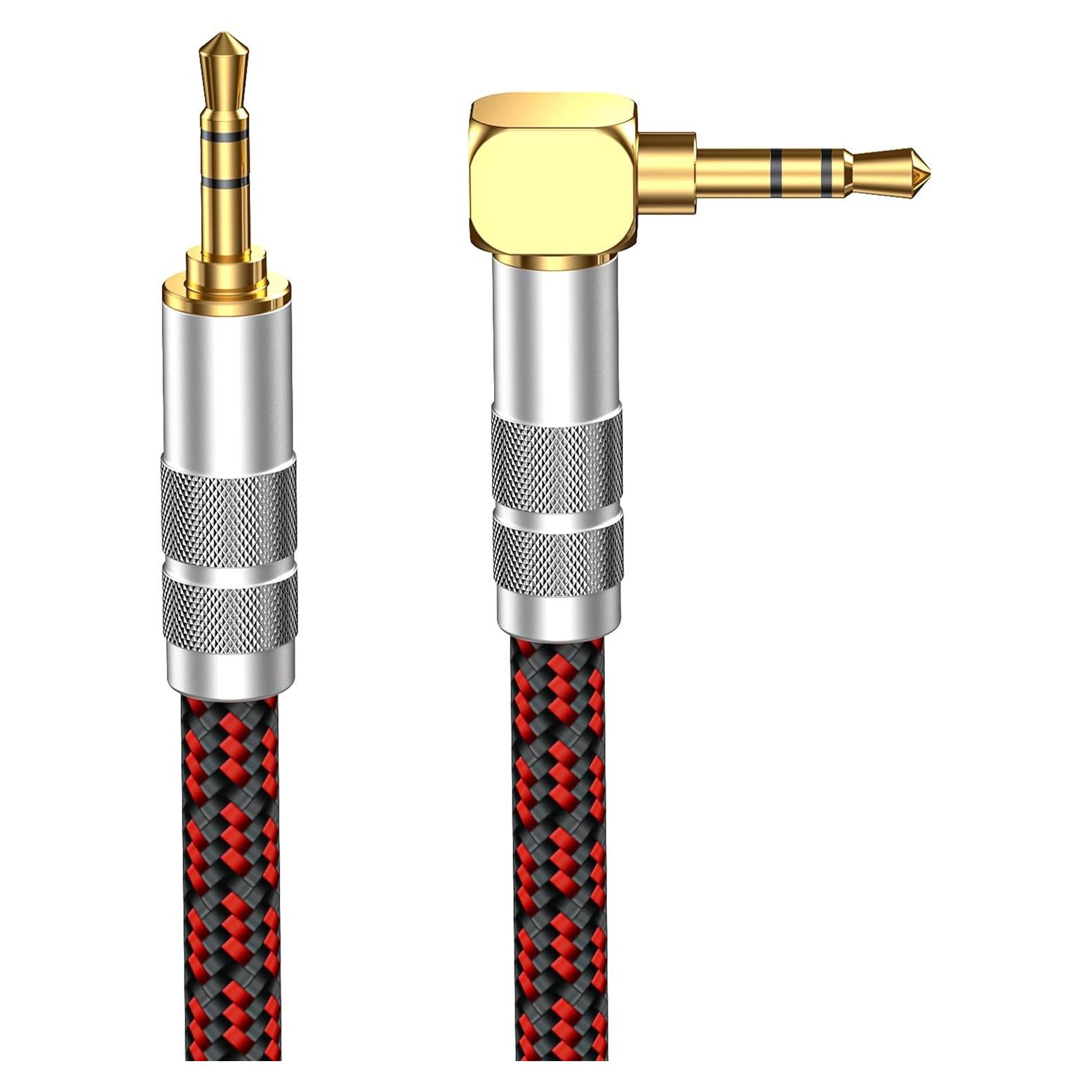 Cable Aux 3.5mm 0.75m Primeda Trenzado Audio Estéreo