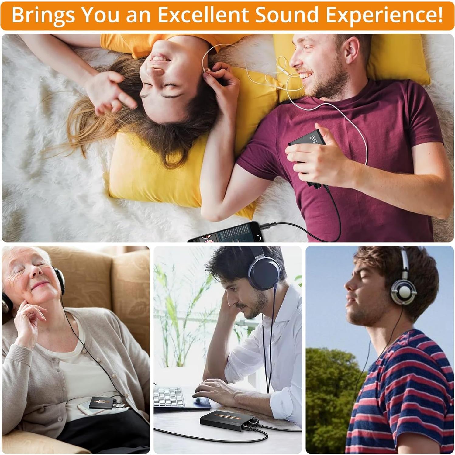 Amplificador de Auriculares Neoteck NTK273 16-600 Ohm Portátil