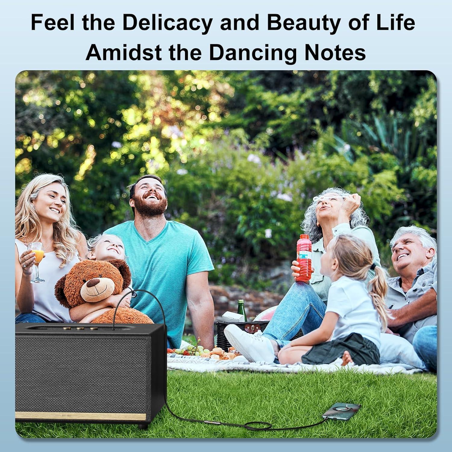 Cable de Extensión de Audio J&D 3.5mm Macho a Hembra 2.74m